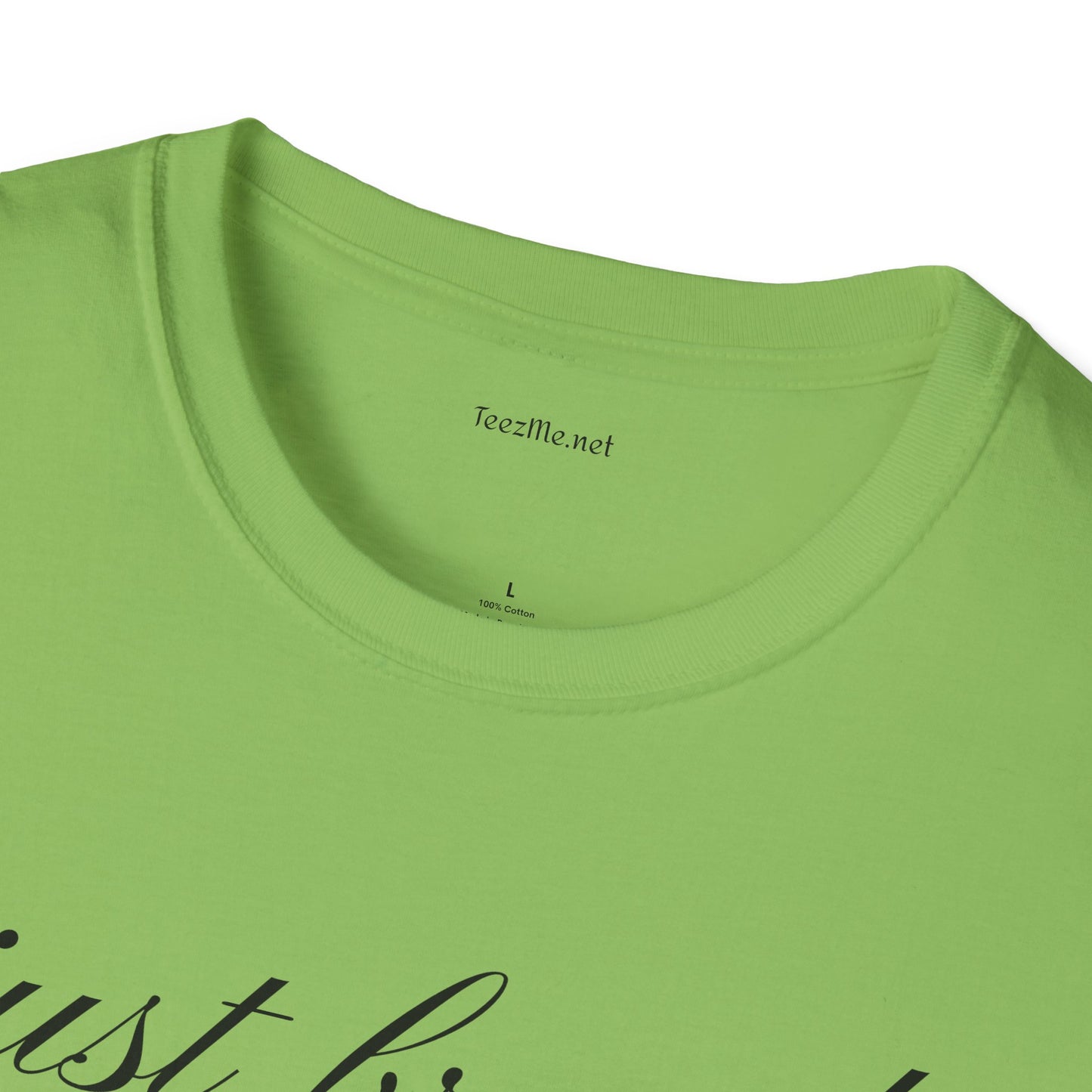 Just breathe - Unisex Softstyle T-Shirt 100% Cotton Graphic