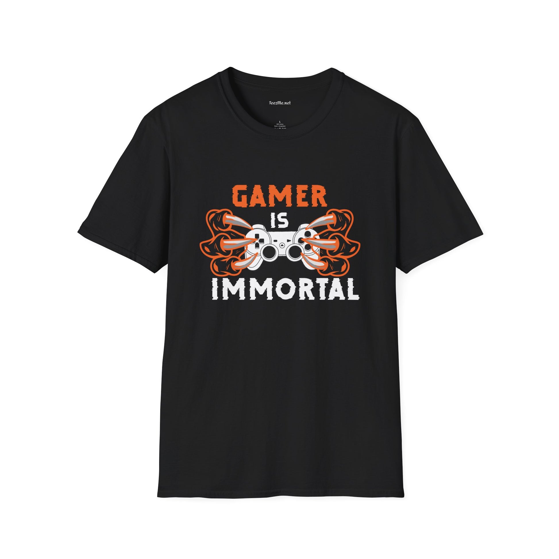 Gamer is Immortal 02 Unisex Softstyle T-Shirt 100% Cotton Graphic