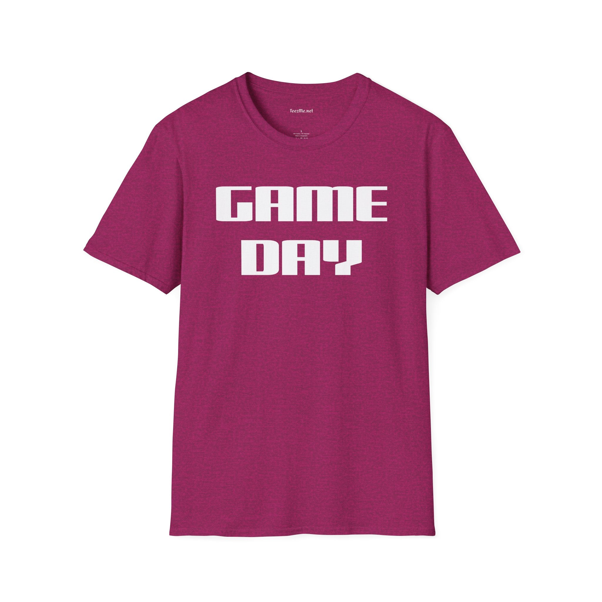 Game Day Unisex Softstyle T-Shirt 100% Cotton Graphic
