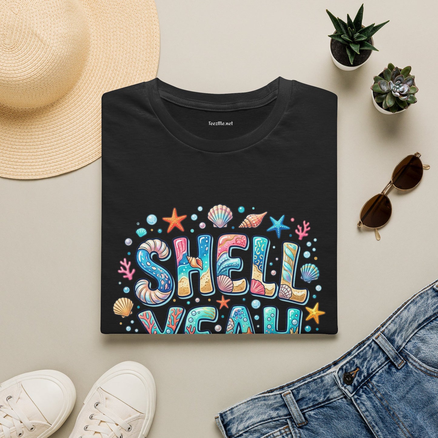 Shell Yeah Unisex Softstyle T-Shirt 100% Cotton Graphic