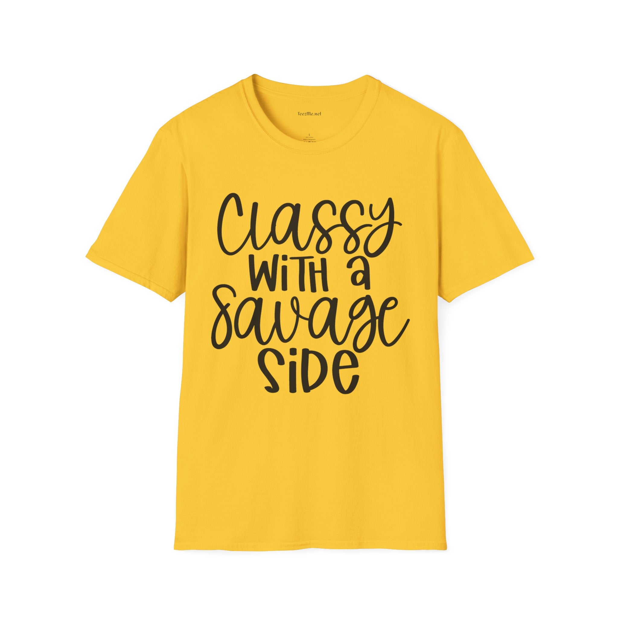 Classy with a Savage Side Unisex Softstyle T-Shirt 100% Cotton