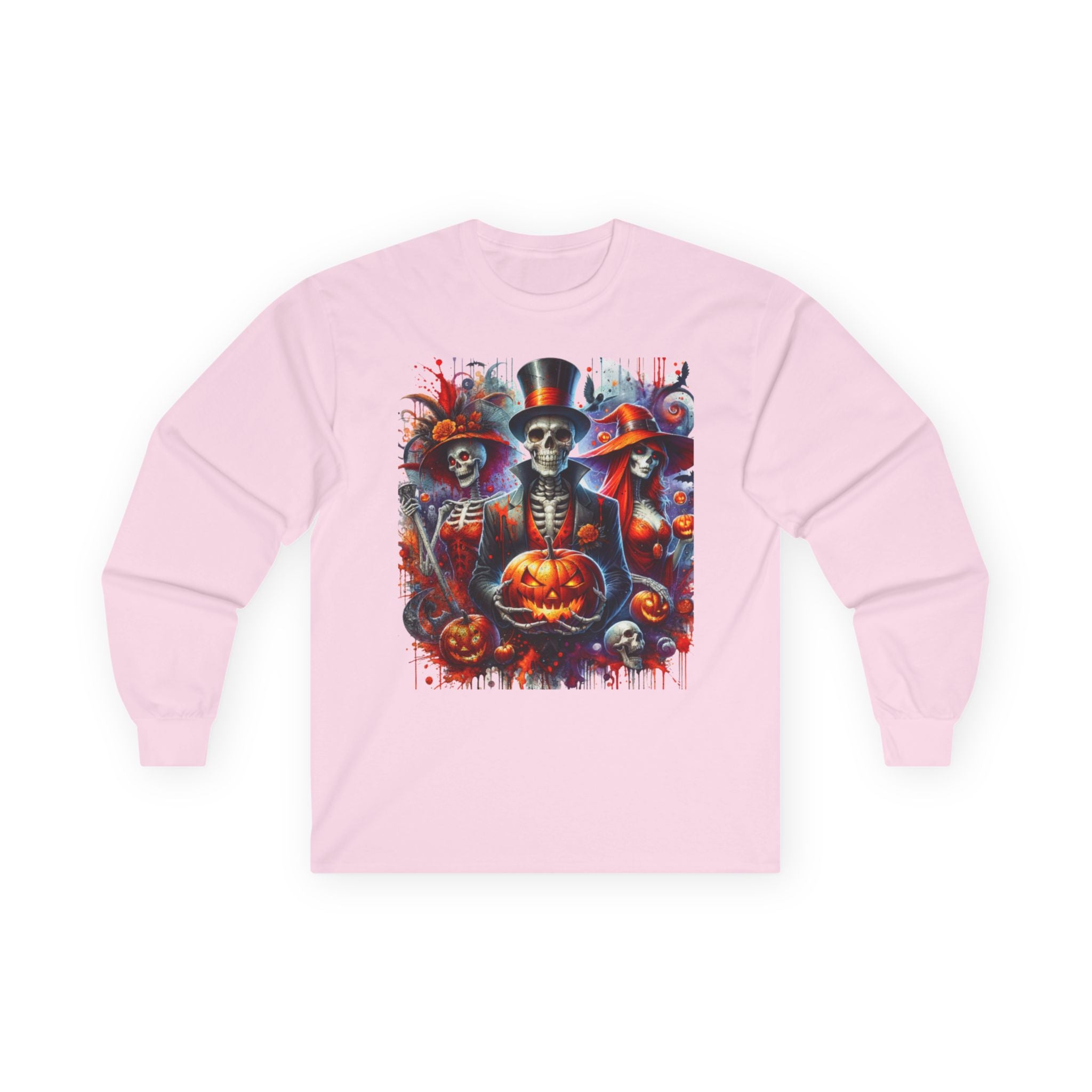 Halloween Skeletons 01 Unisex Ultra Cotton Long Sleeve Tee