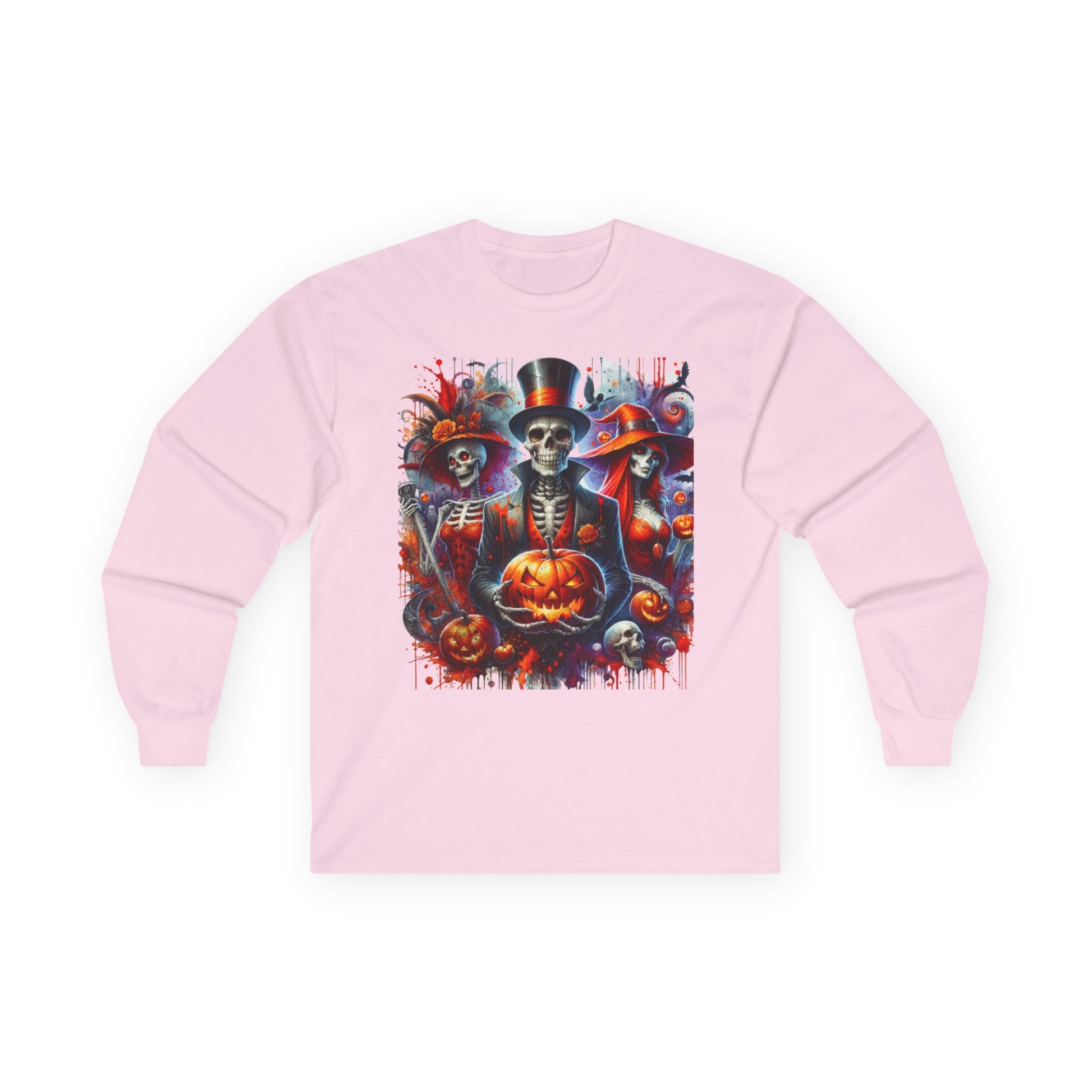 Halloween Skeletons 01 Unisex Ultra Cotton Long Sleeve Tee