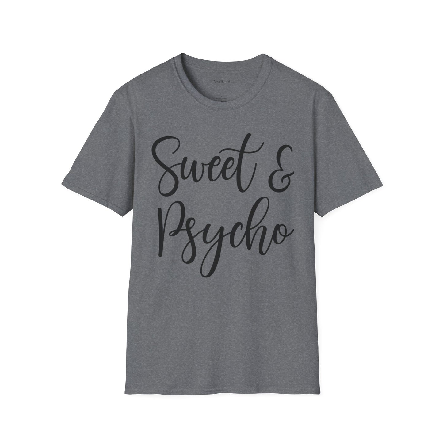 Sweet & Psycho Unisex Softstyle T-Shirt 100% Cotton