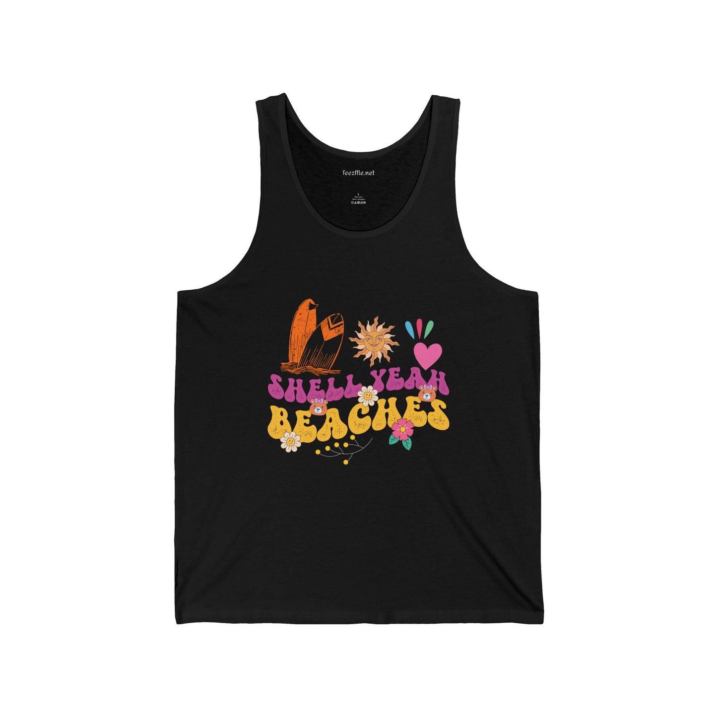 Shell Yeah Beaches 01 Unisex Jersey Tank