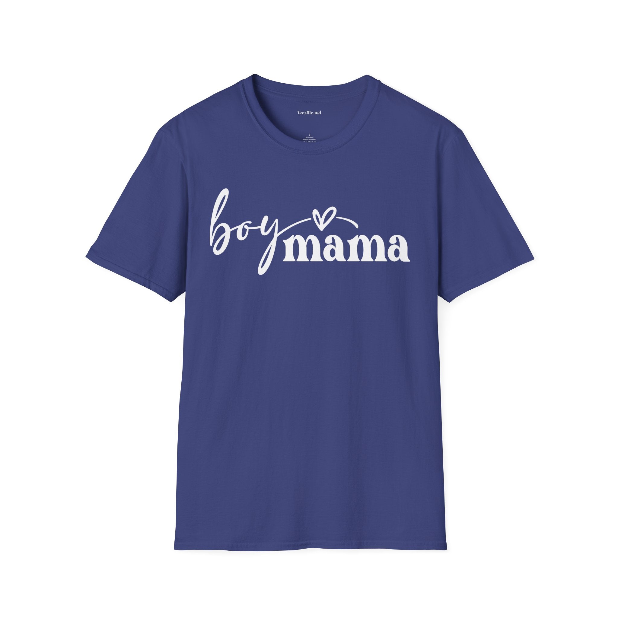 Boy Mama 01 Unisex SoftStyle T-Shirt 100% Cotton Graphic