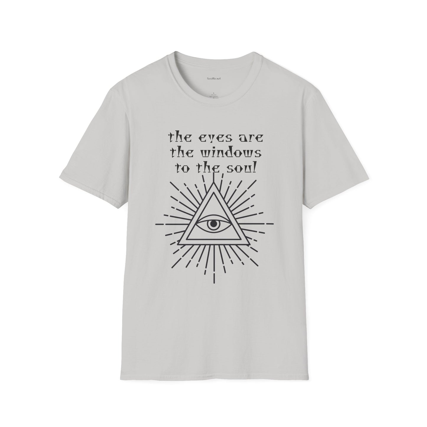 The eyes are the windows to the soul - Unisex Softstyle T-Shirt 100% Cotton Graphic