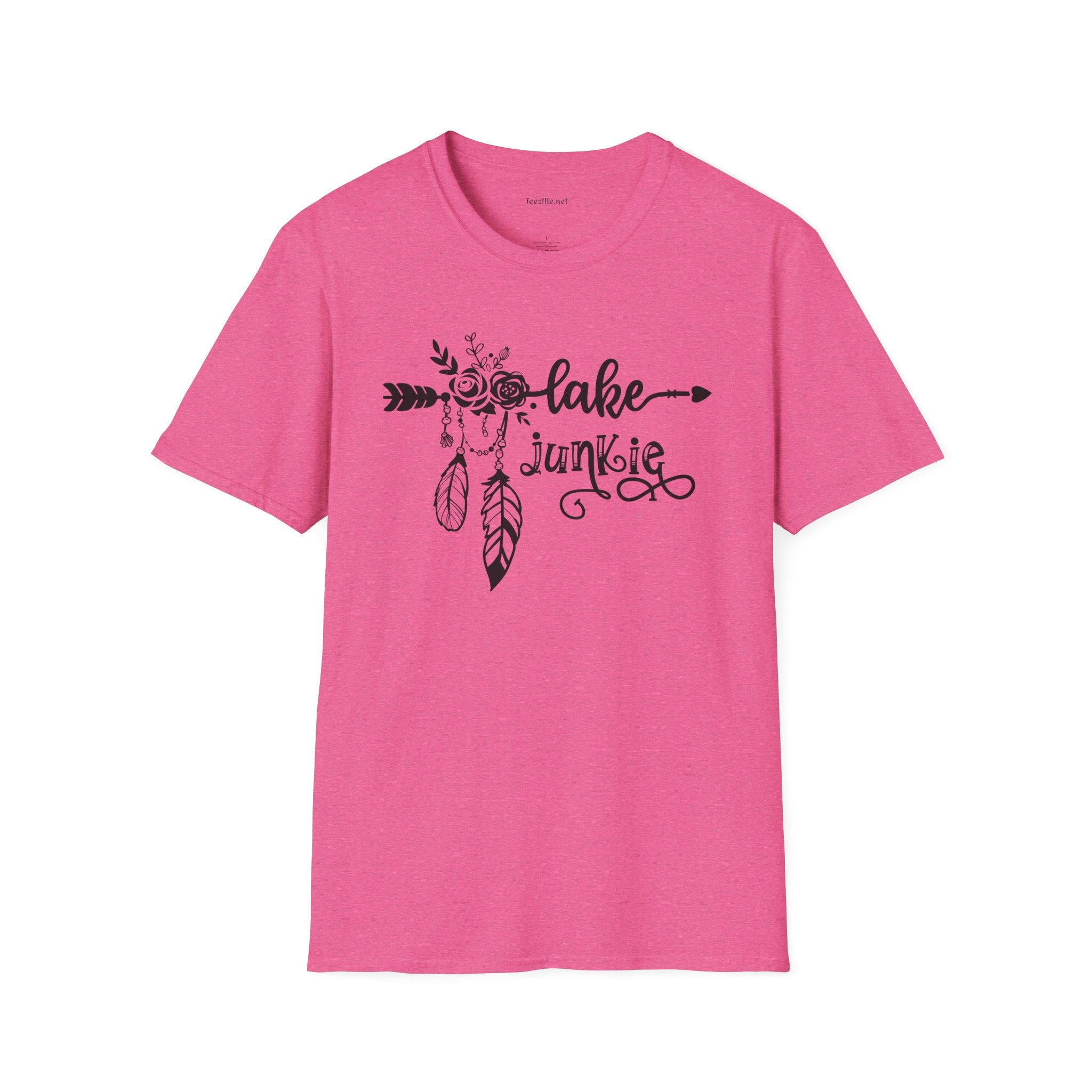 Lake Junkie Unisex Softstyle T-Shirt 100% Cotton Graphic