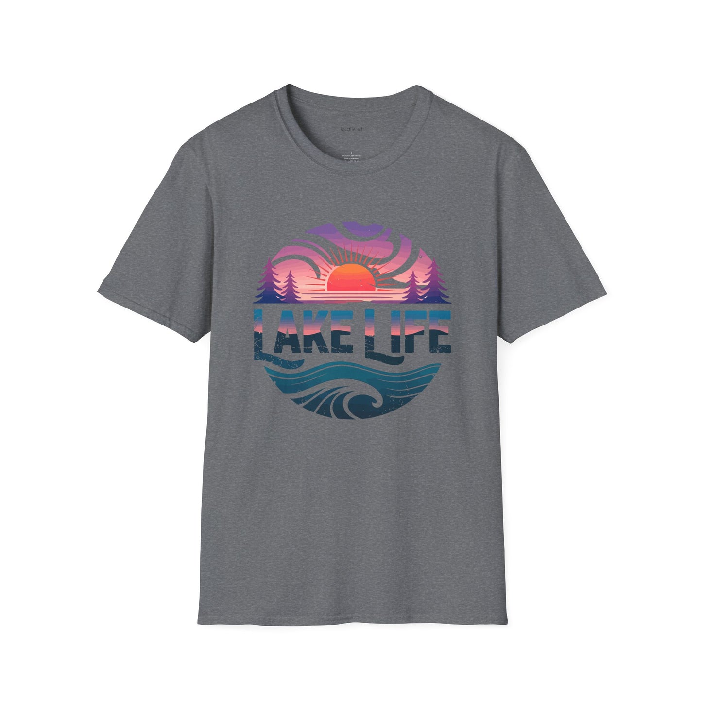 Lake Life  - Unisex Softstyle T-Shirt 100% Cotton Graphic