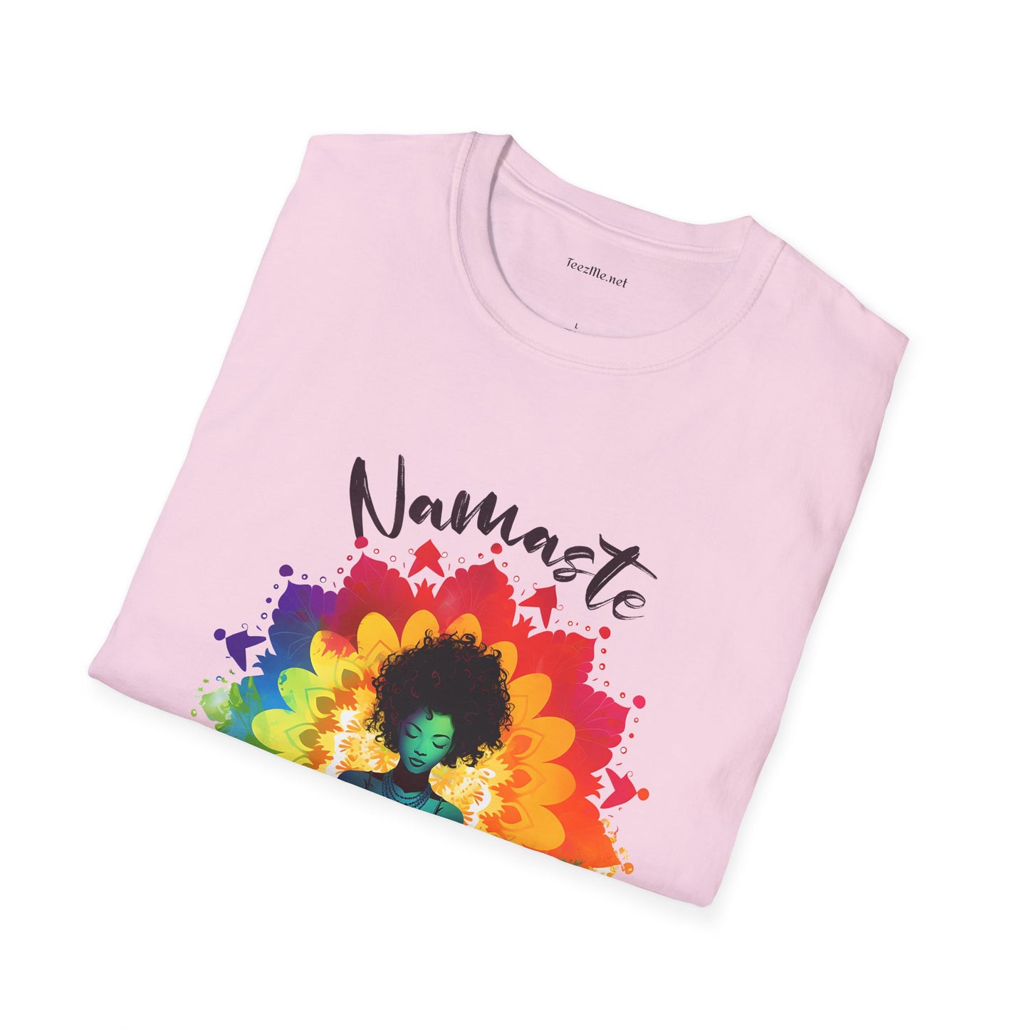 Namaste - Unisex Softstyle T-Shirt 100% Cotton Graphic