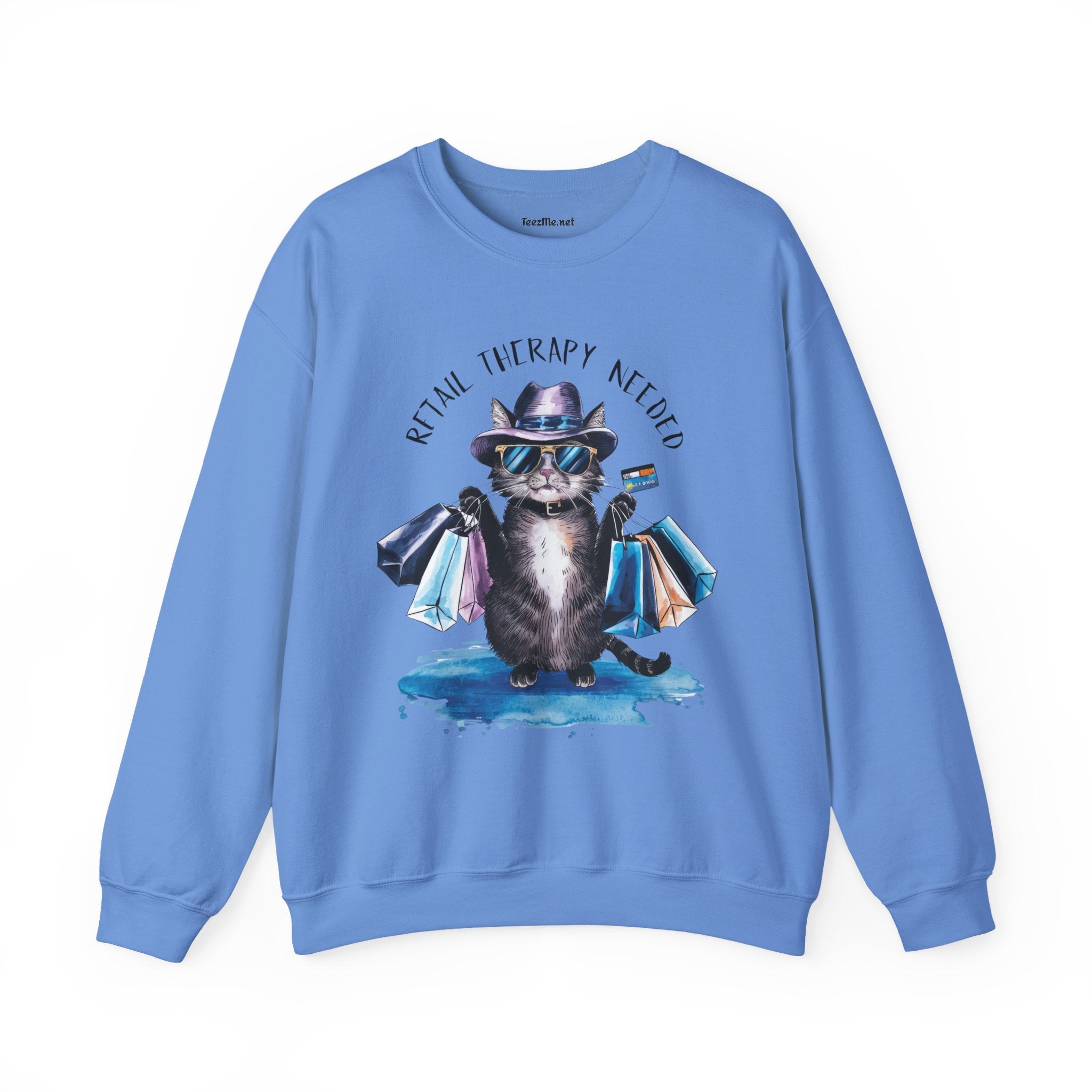 Retail Therapy Needed Unisex Heavy Blend™ Crewneck Sweatshirt Graphic
