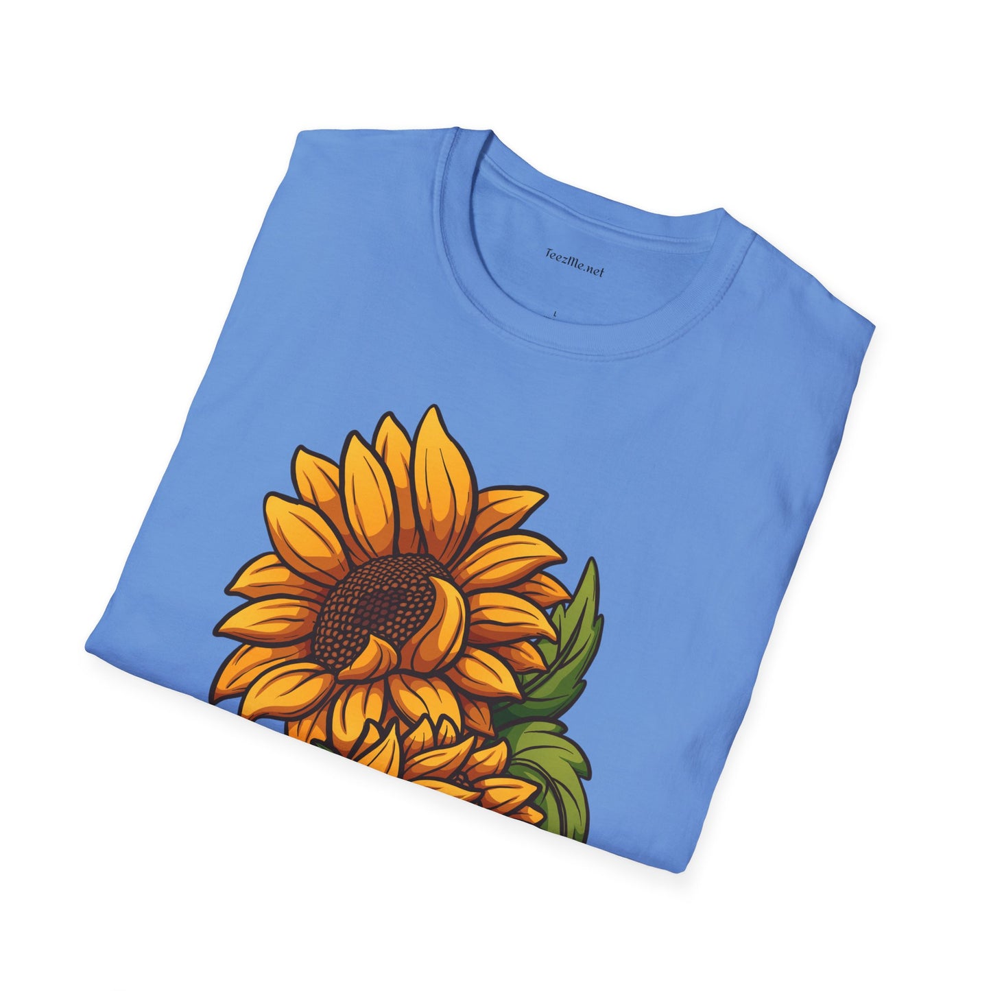 Sunflower (image) - Unisex Softstyle T-Shirt 100% Cotton Graphic