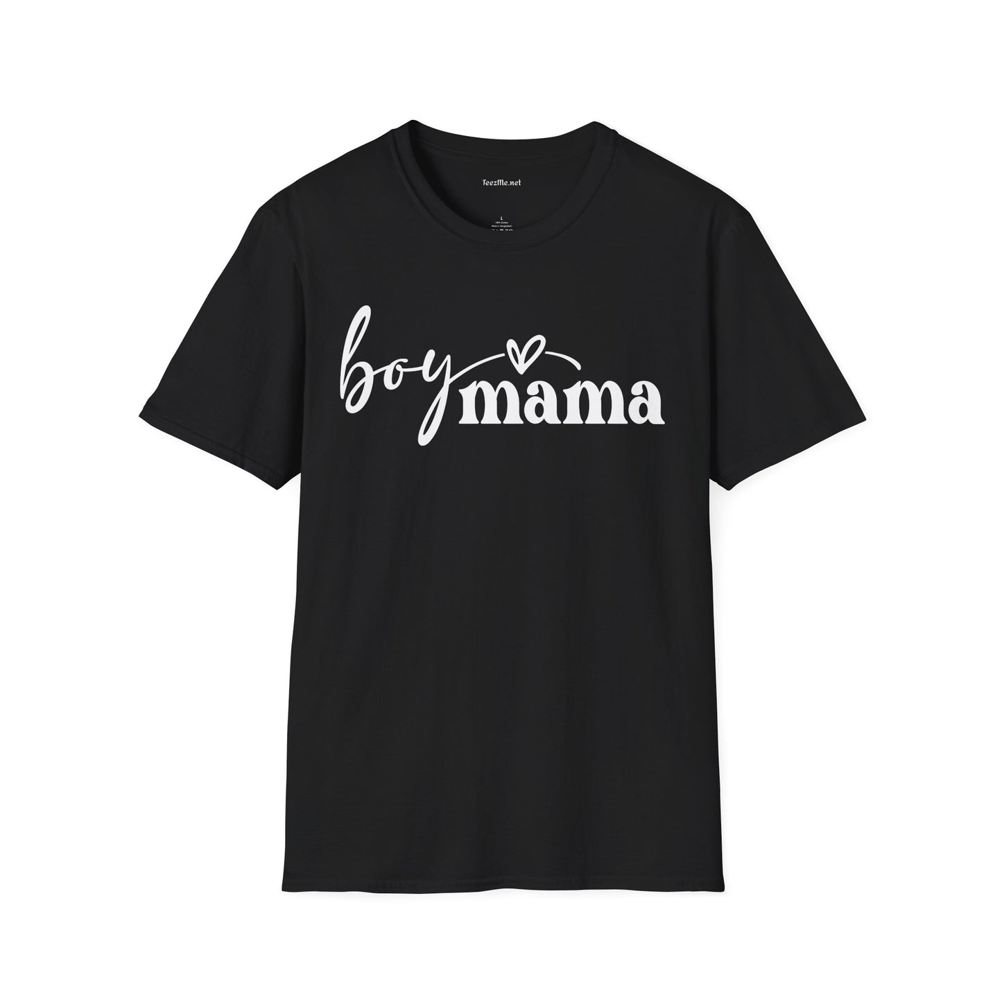 Boy Mama 01 Unisex SoftStyle T-Shirt 100% Cotton Graphic