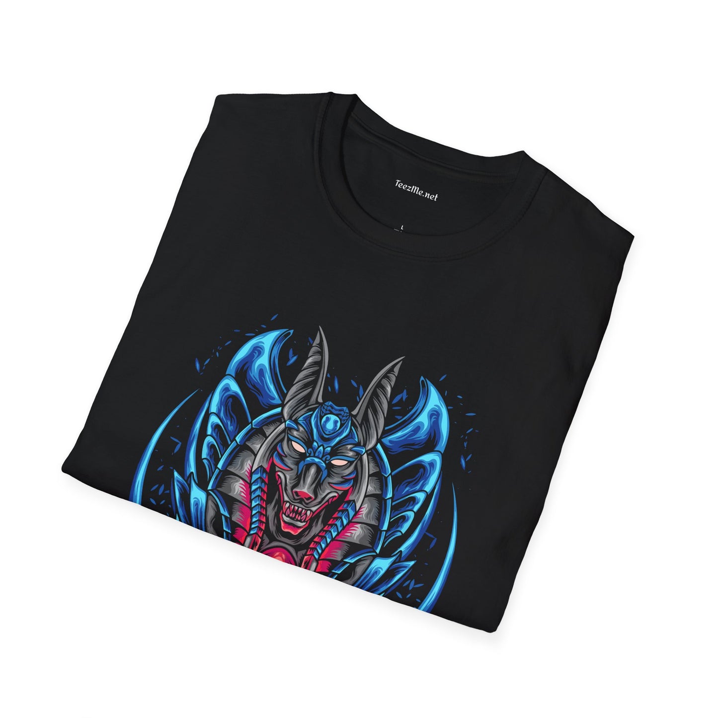 The Anubis Eqyptian Unisex Softstyle T-Shirt 100% Cotton
