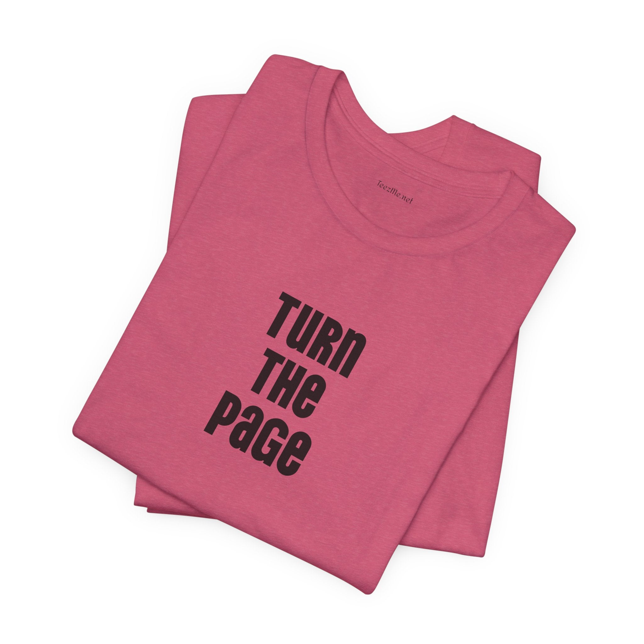 Turn the Page - Unisex Jersey Short Sleeve Tee