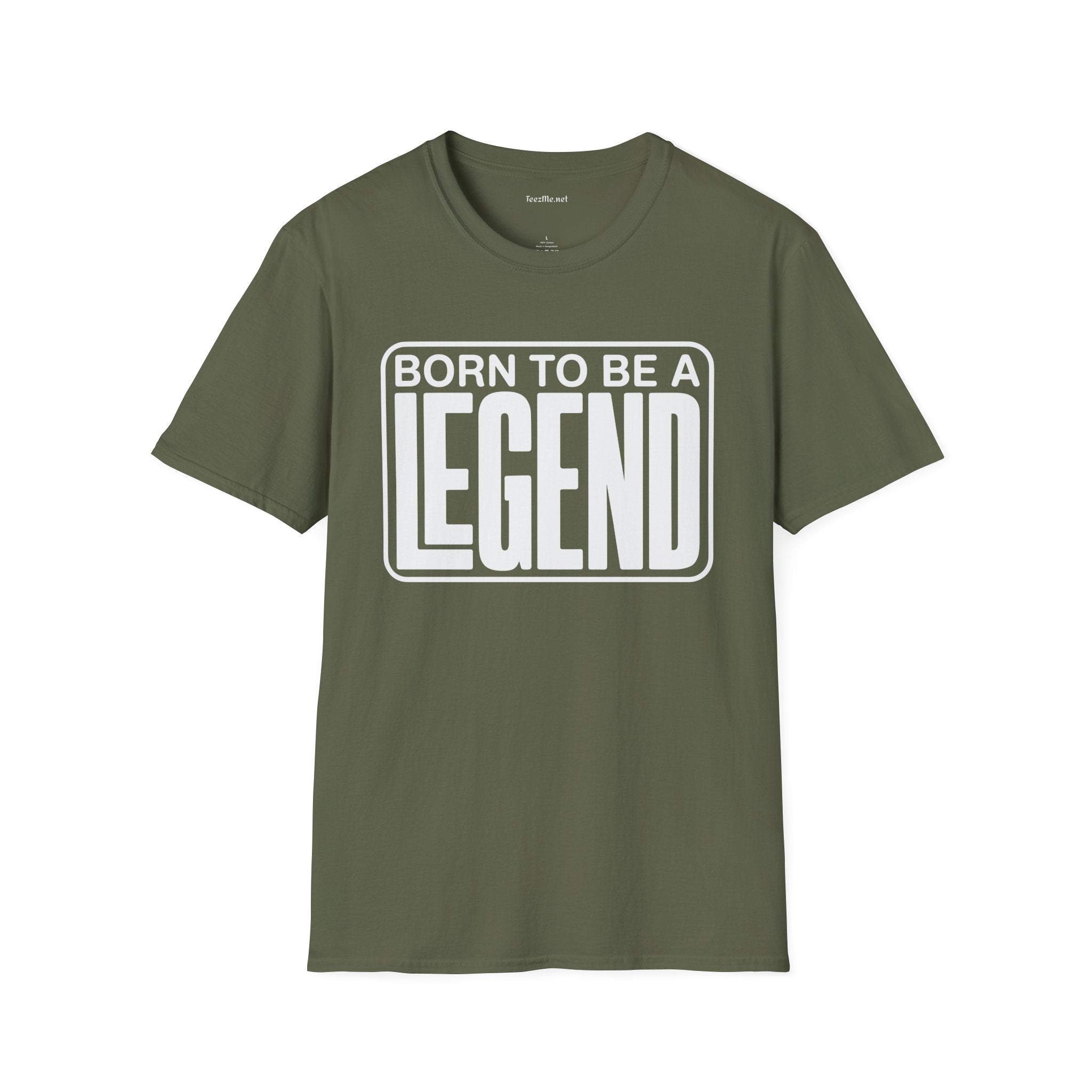 Be A Legend Unisex SoftStyle T-Shirt 100% Cotton Graphic