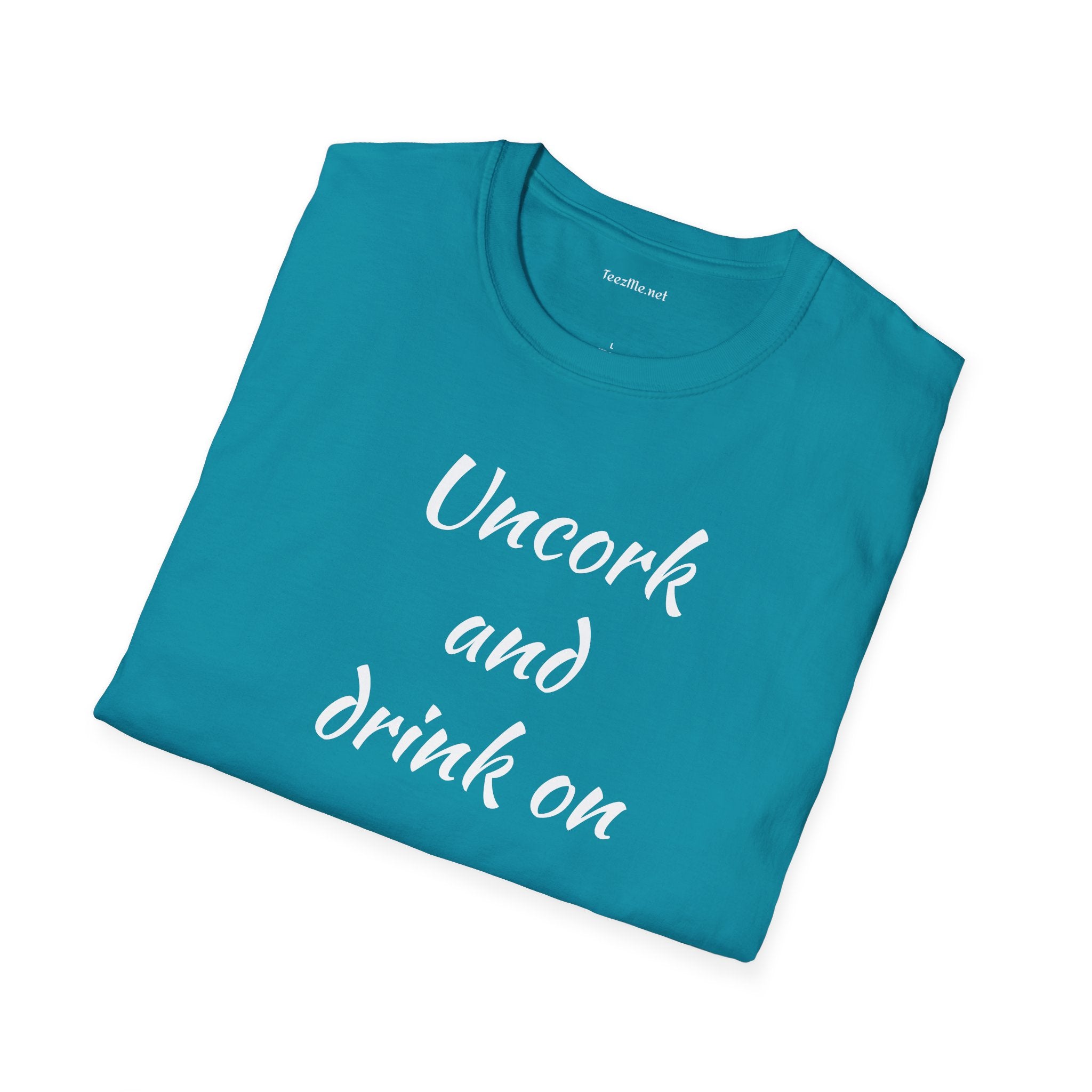 Uncork - Unisex Softstyle T-Shirt 100% Cotton Graphic