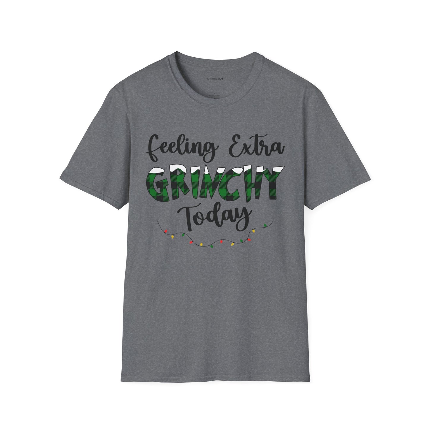 Feeling Extra Grinchy 01 Unisex Softstyle T-Shirt 100% Cotton