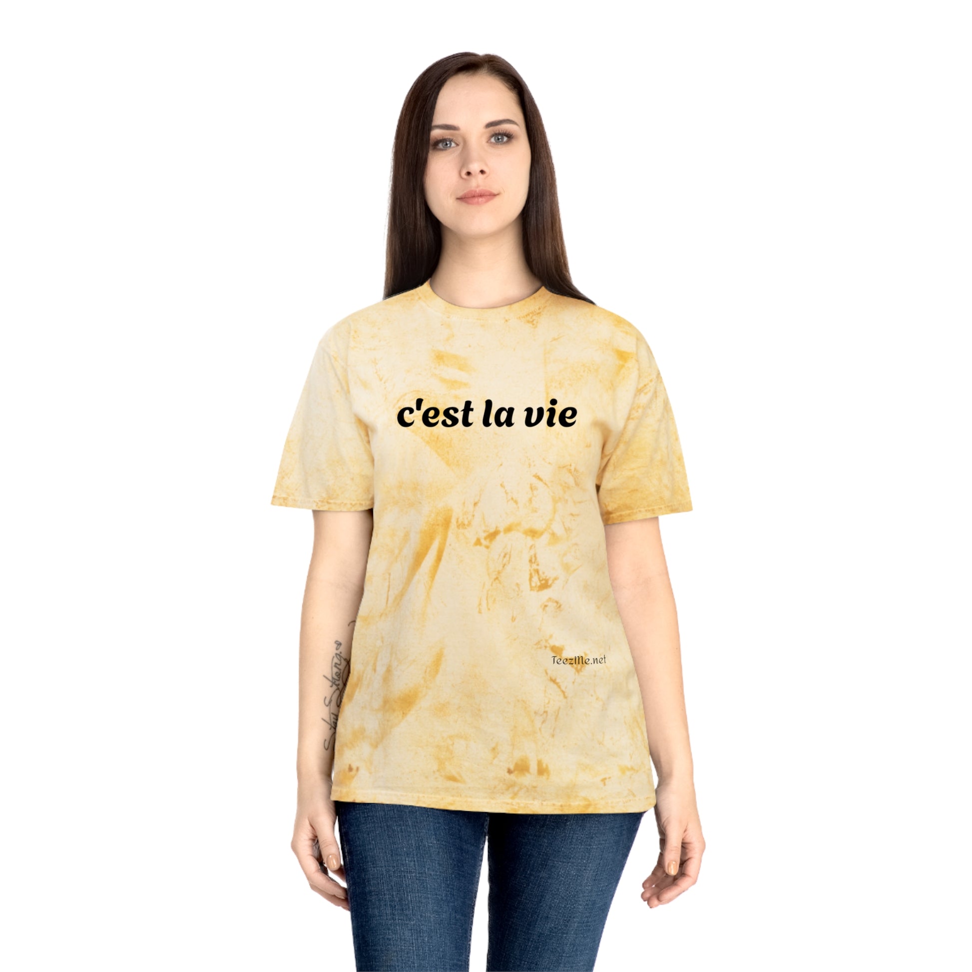 c'est la vie - Unisex Color Blast T-Shirt