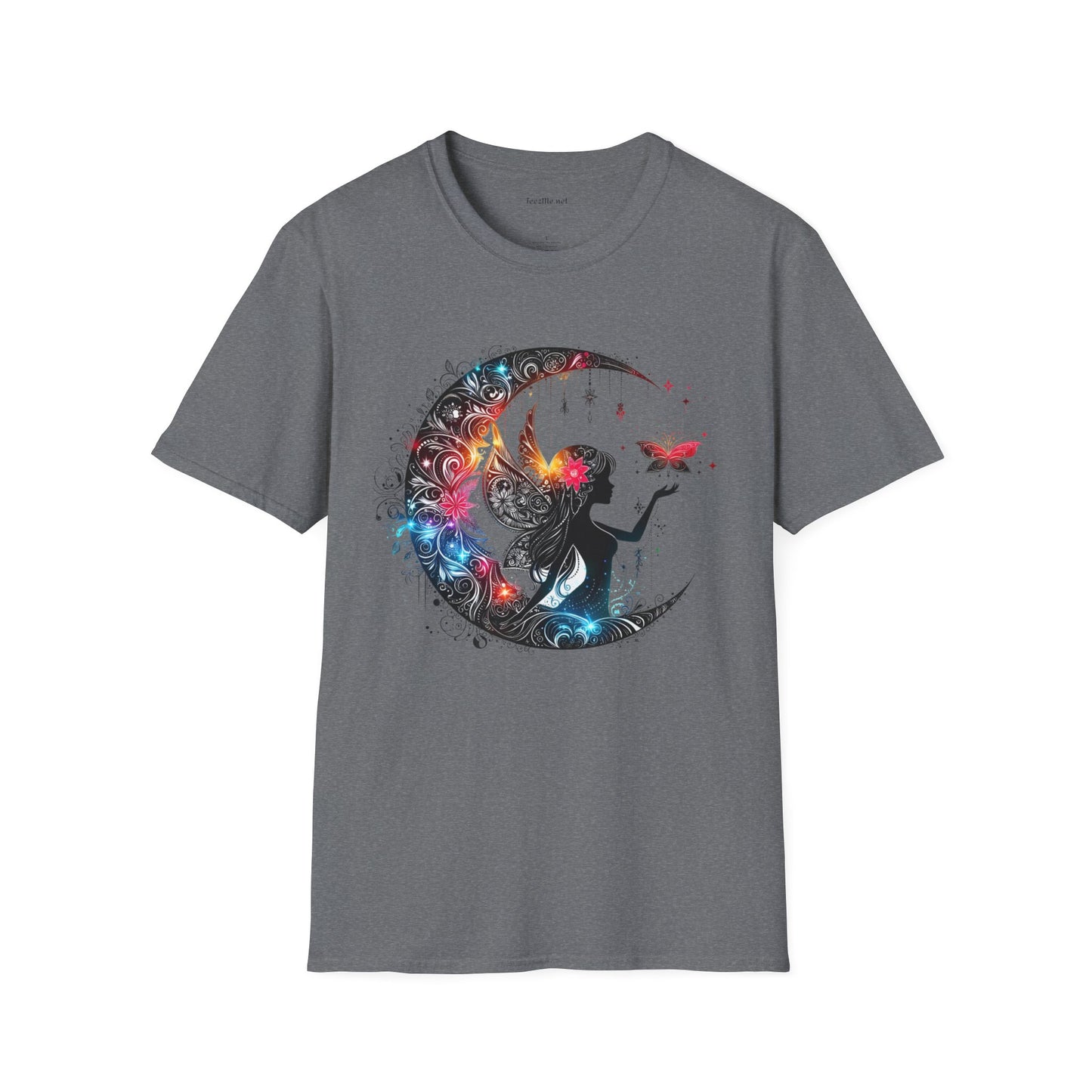 Moon Fairy 03 Unisex Soft Style T-Shirt 100% Cotton Graphic