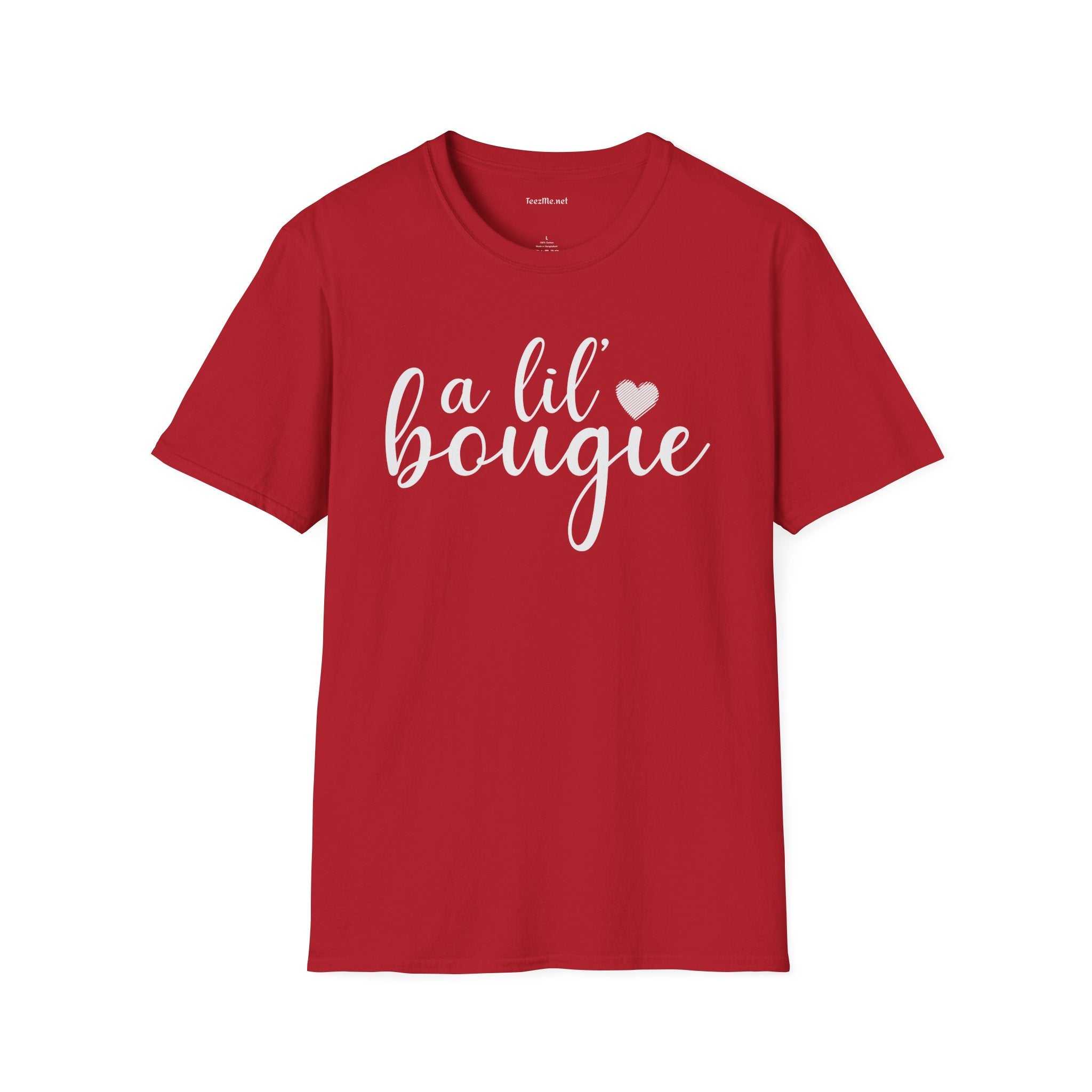 A lil bougie Unisex Softstyle T-Shirt 100% Cotton Graphic