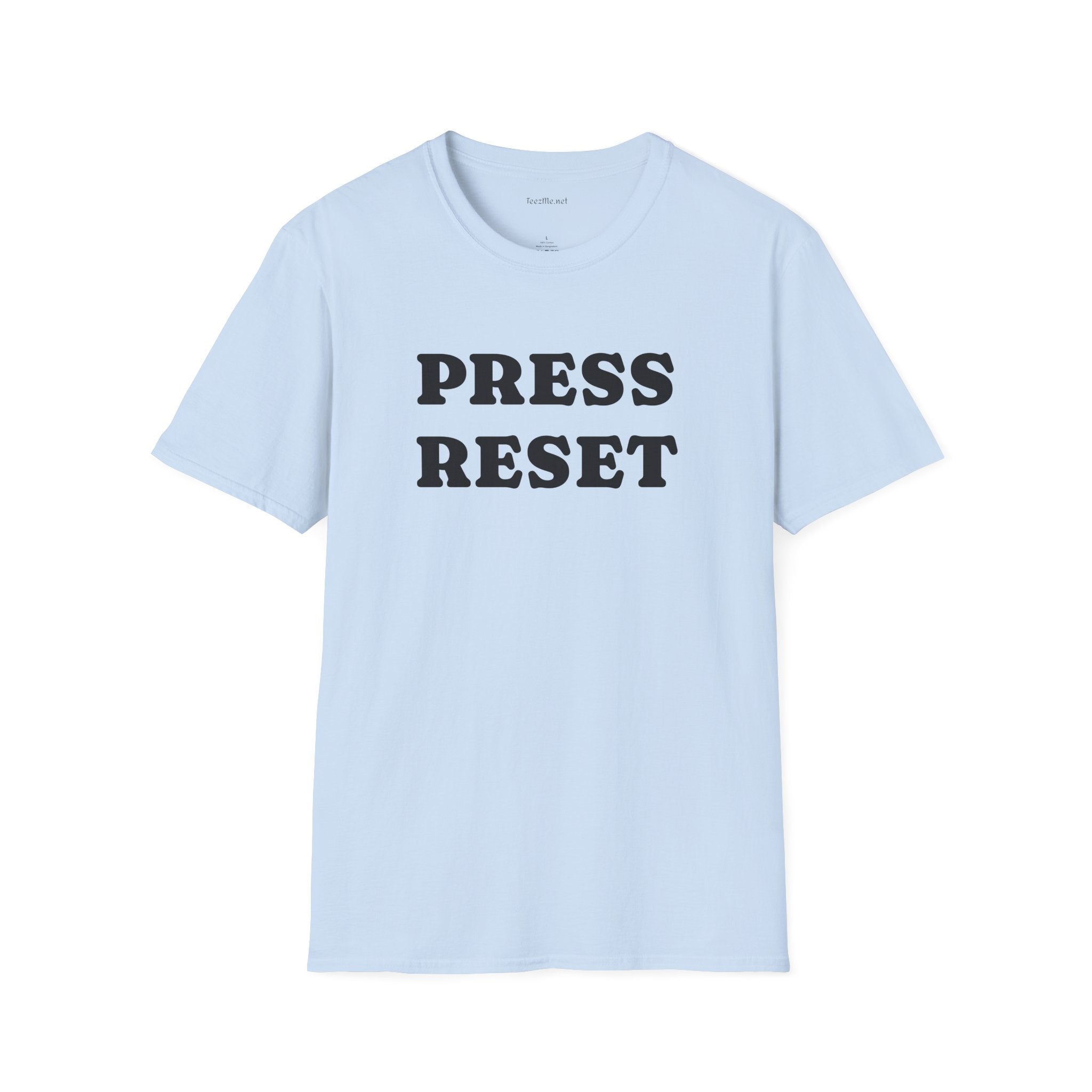 Press Reset - Unisex Softstyle T-Shirt 100% Cotton Graphic