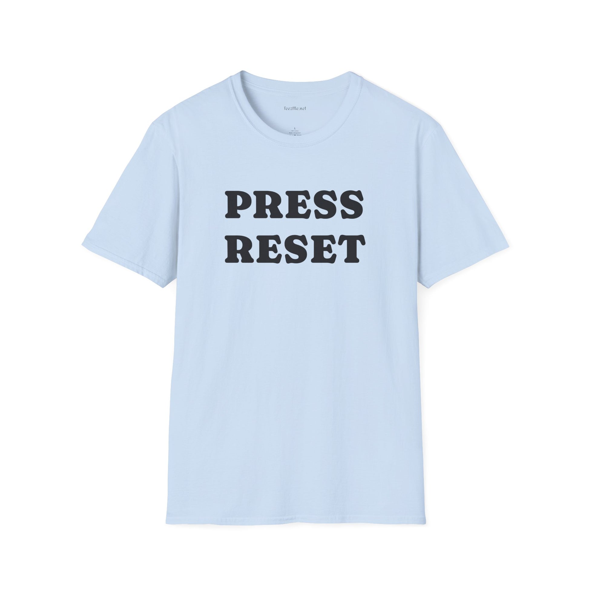 Press Reset - Unisex Softstyle T-Shirt 100% Cotton Graphic