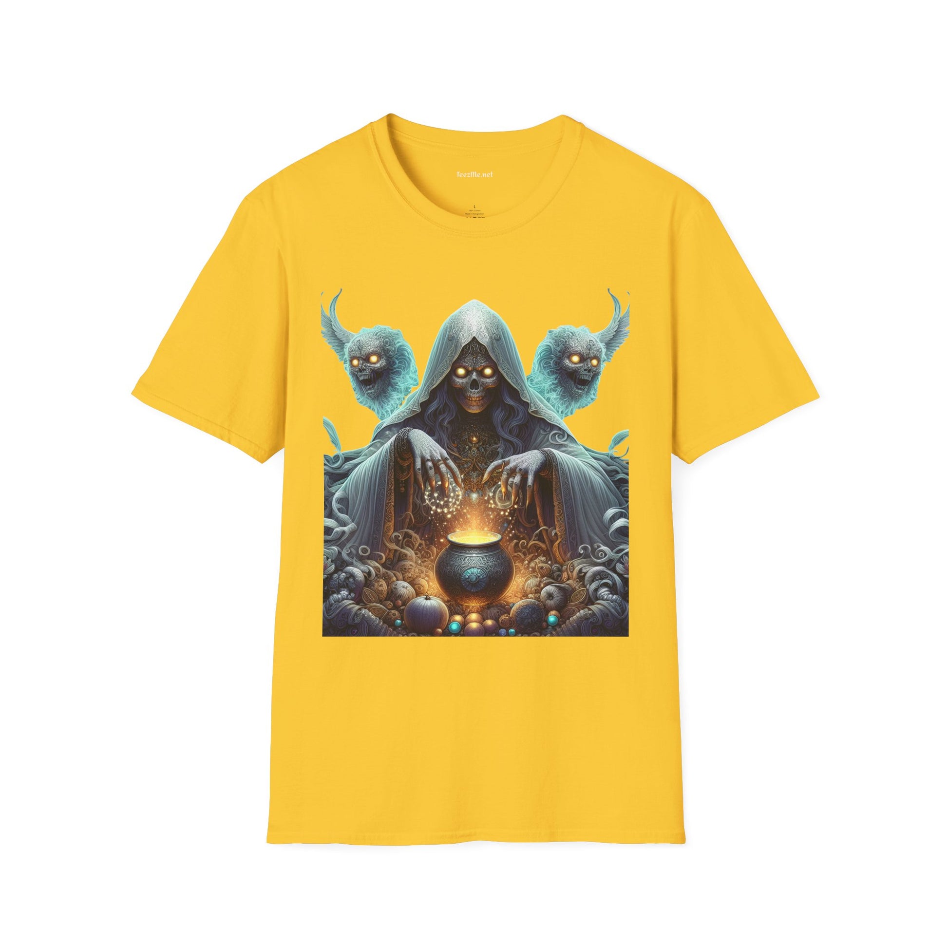Anime Witch (4) Unisex Softstyle T-Shirt 100% Cotton Graphic