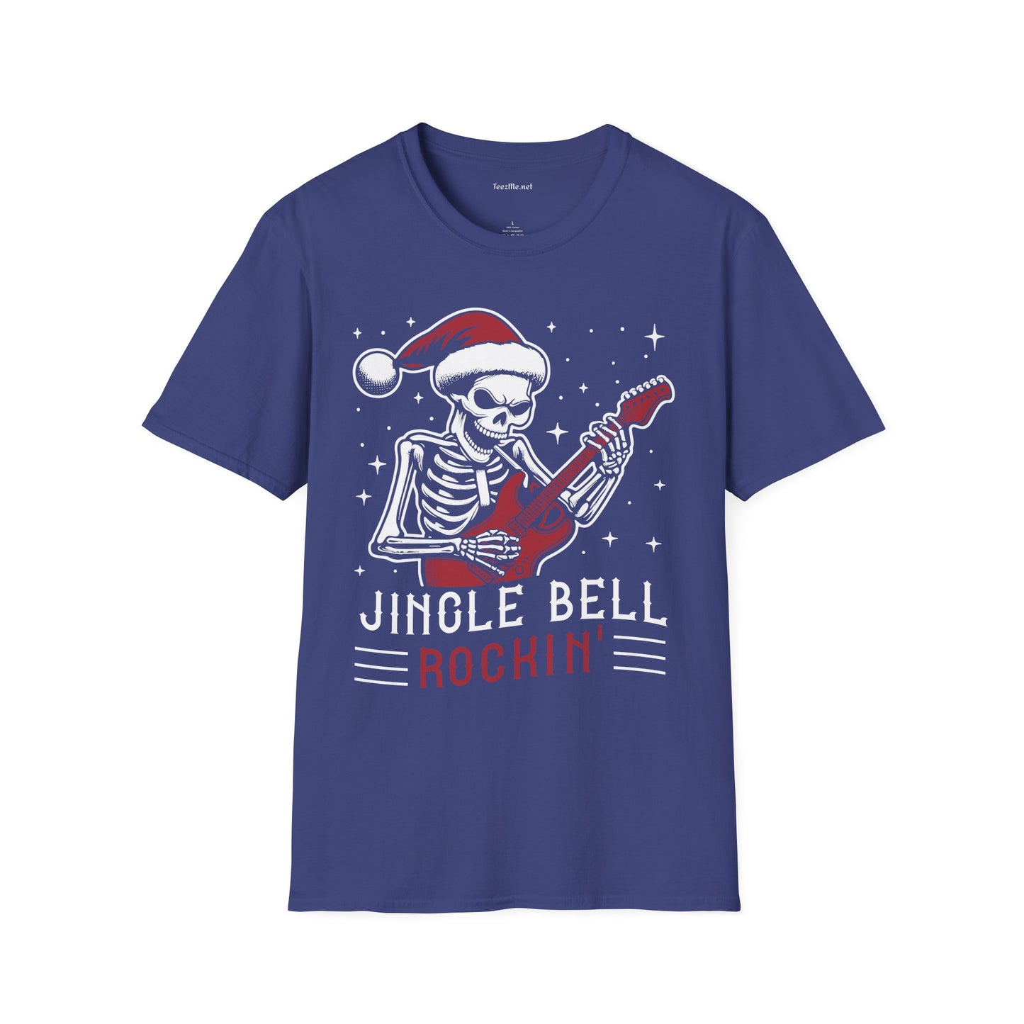 Jingle Bell Rockin' Unisex Softstyle T-Shirt 100% Cotton Graphic