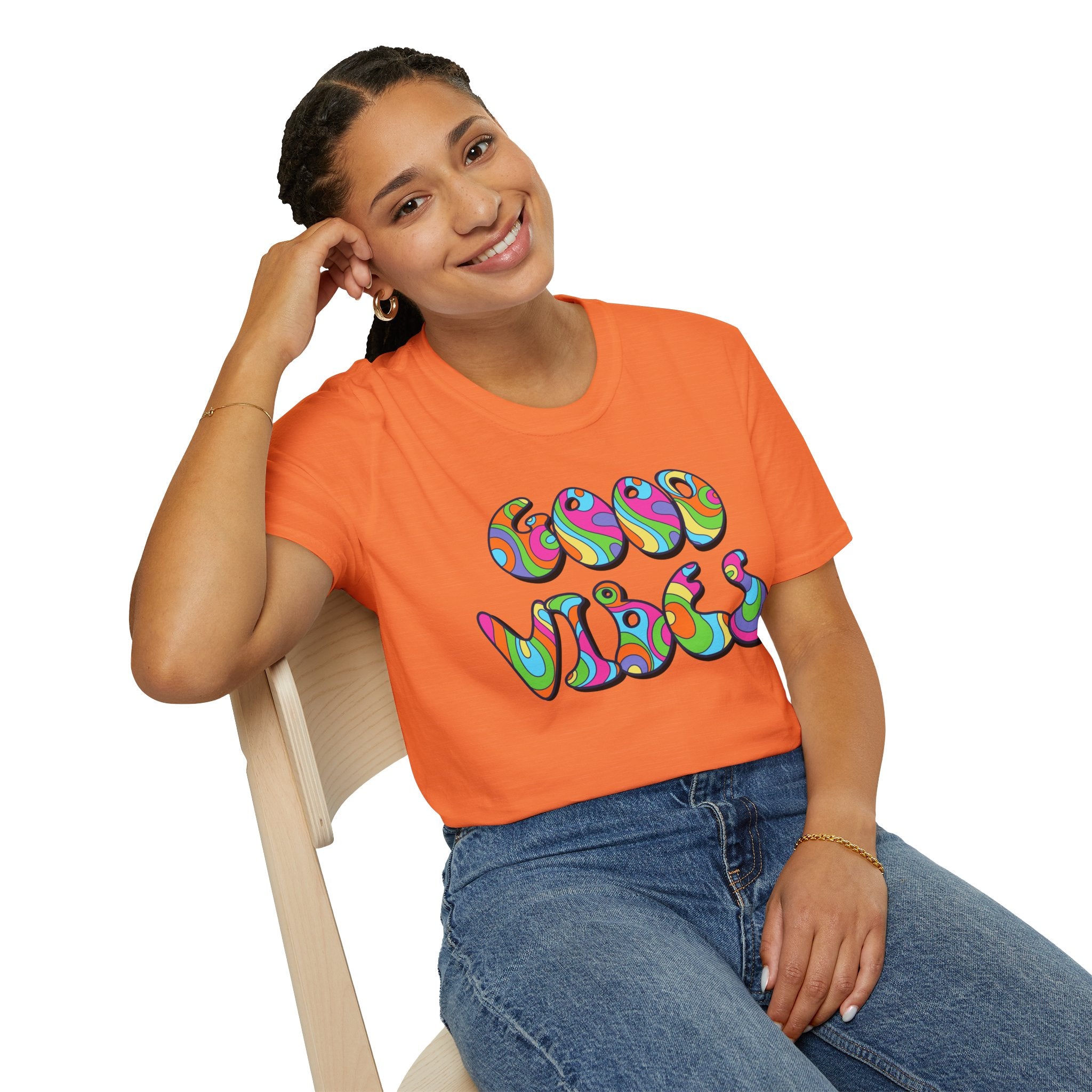 Good Vibes - Unisex Softstyle T-Shirt 100% Cotton Graphic