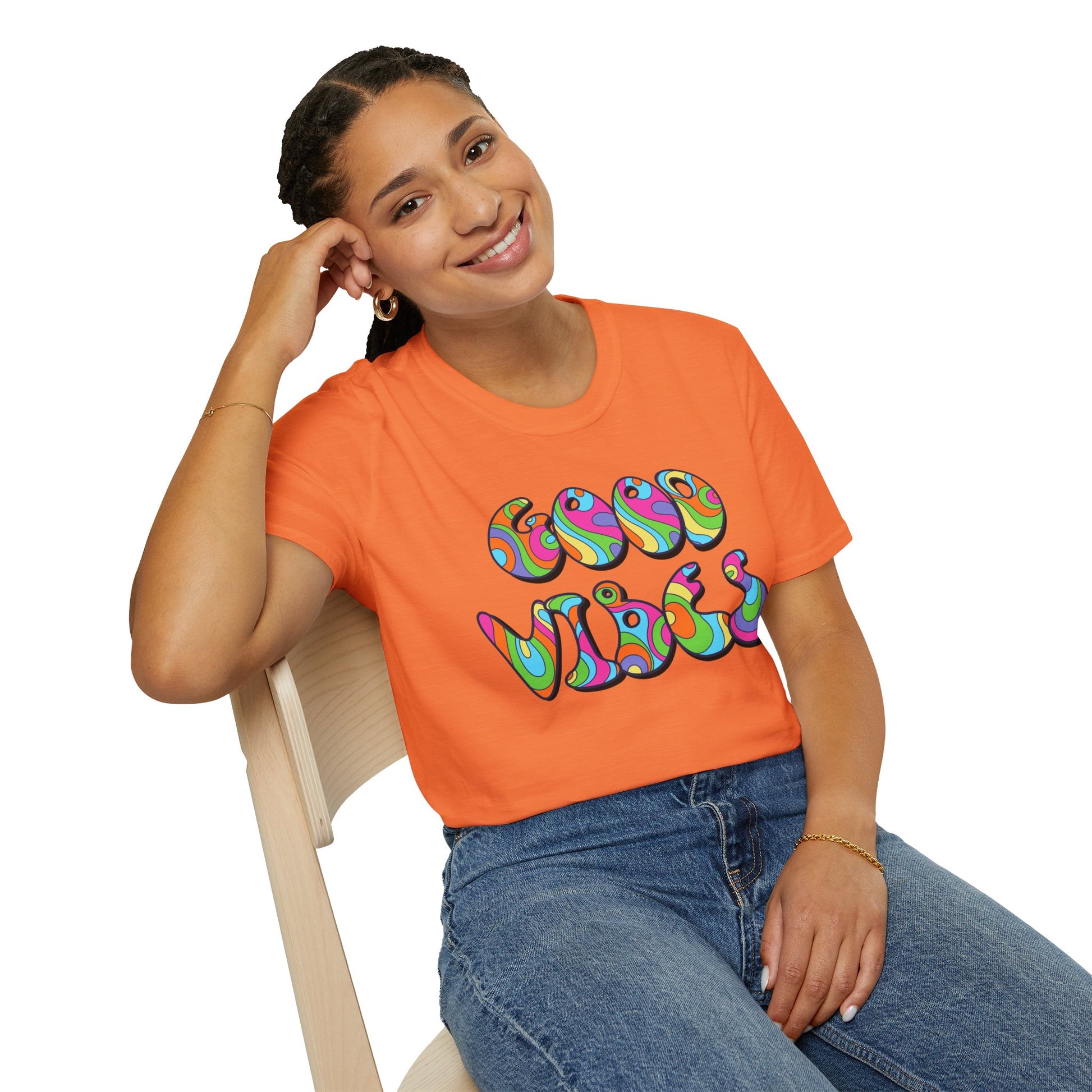 Good Vibes - Unisex Softstyle T-Shirt 100% Cotton Graphic