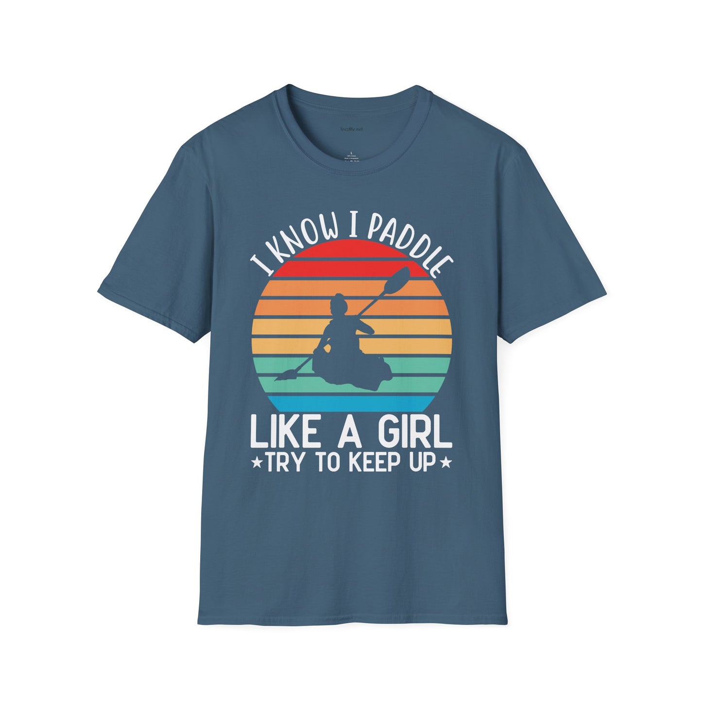 Paddle Like a Girl  - Unisex Softstyle T-Shirt 100% Cotton Graphic