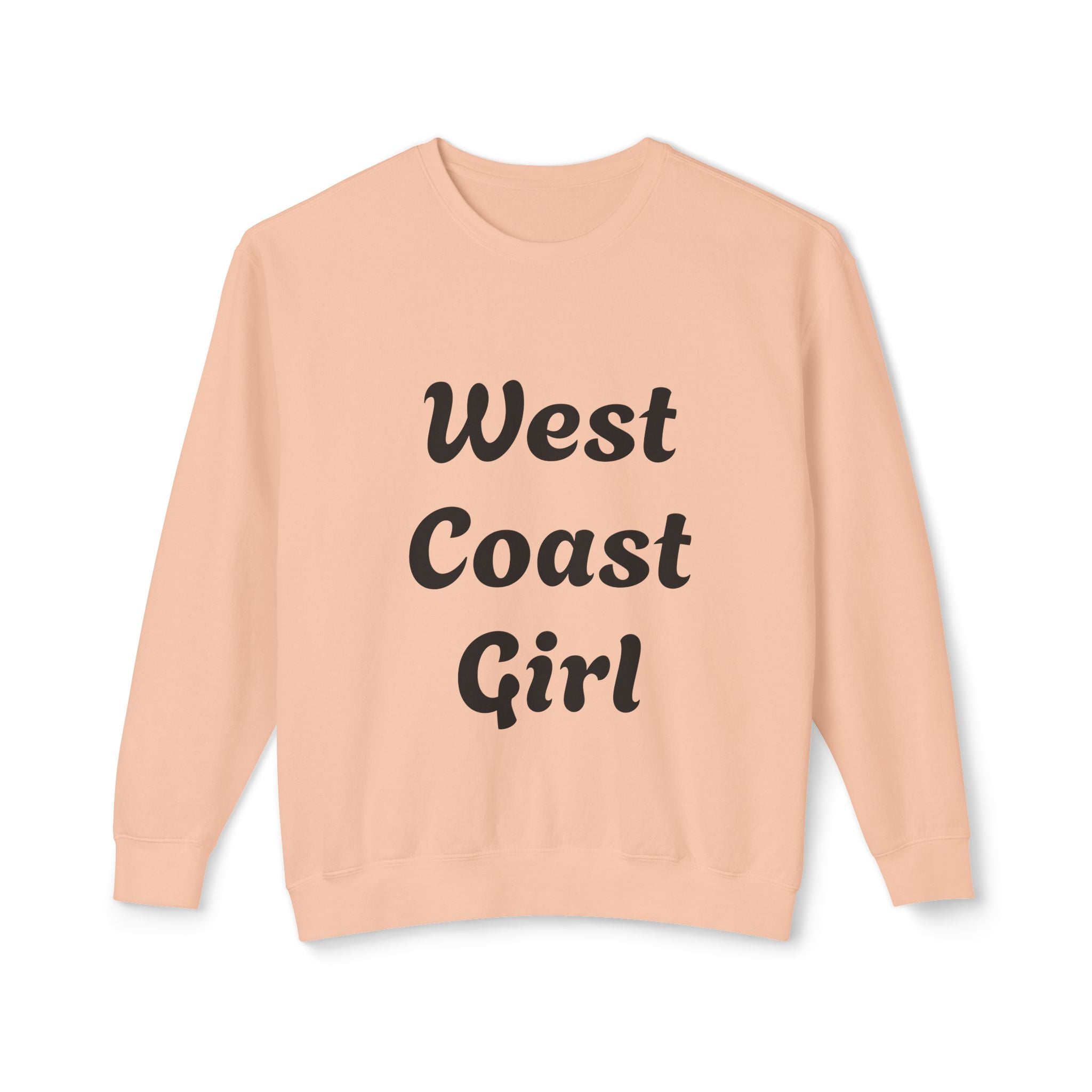 West Coast Girl - Unisex Lightweight Crewneck Sweatshirt