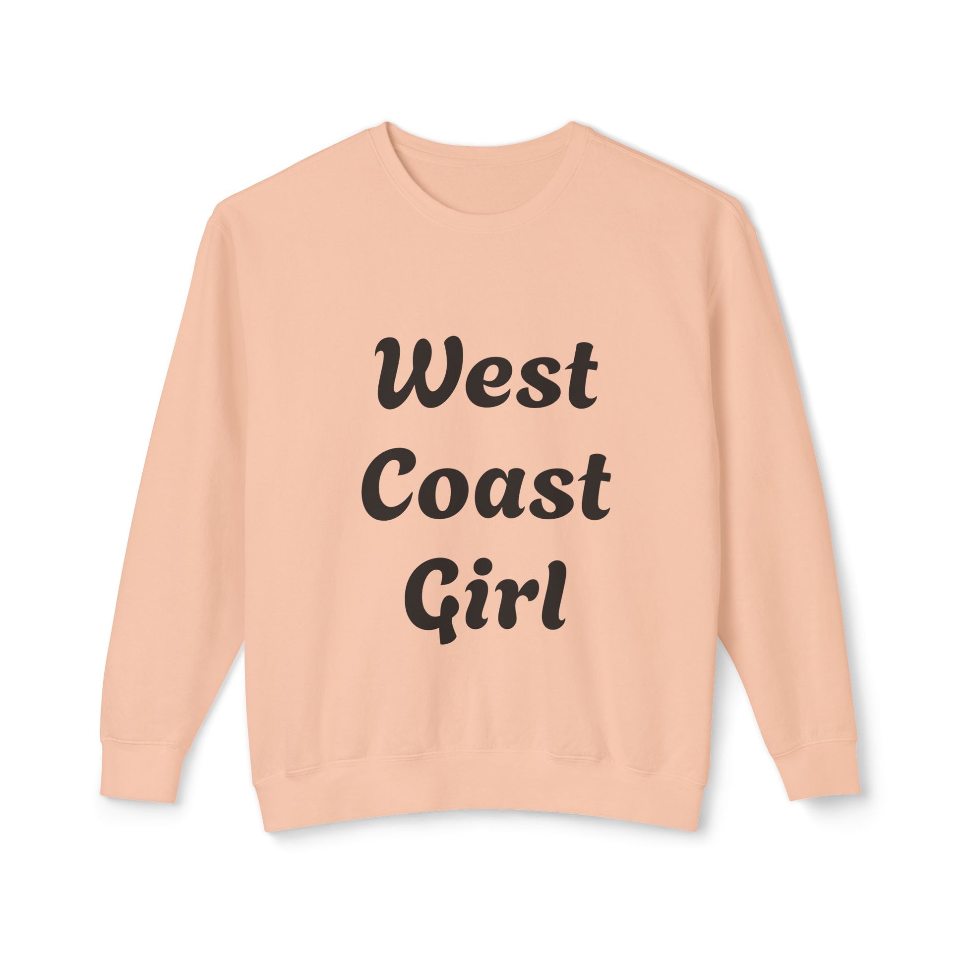 West Coast Girl - Unisex Lightweight Crewneck Sweatshirt