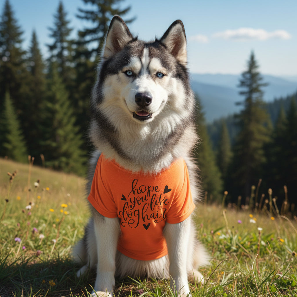 Hope You Like Dog Hair Unisex Softstyle T-Shirt 100% Cotton Graphic