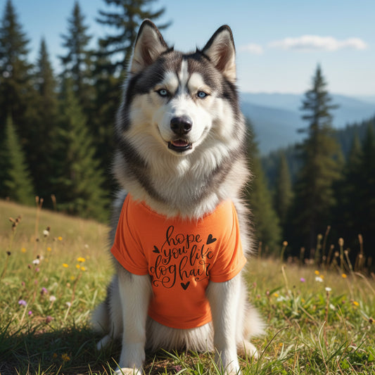 Hope You Like Dog Hair Unisex Softstyle T-Shirt 100% Cotton Graphic