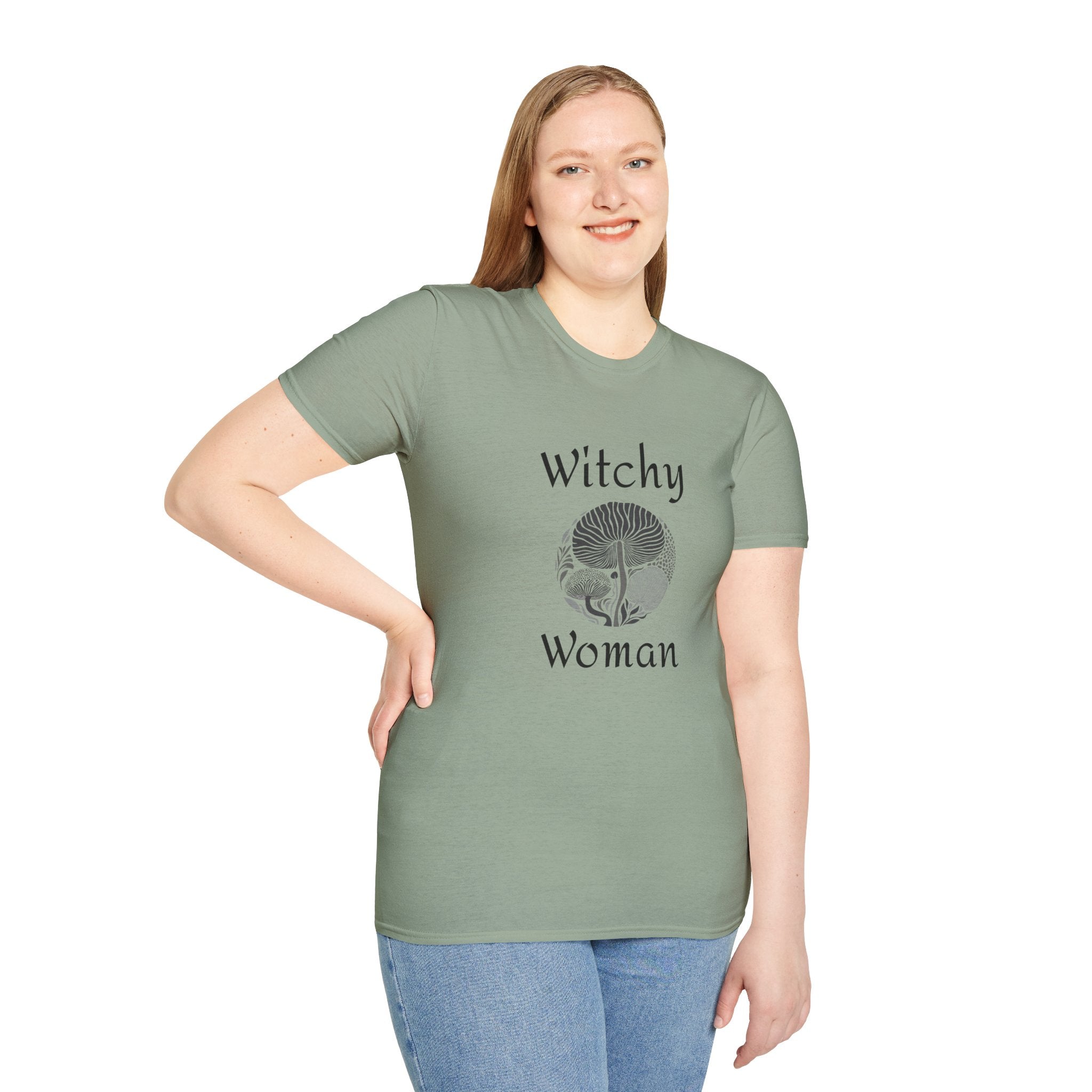 Witchy Woman - Unisex Softstyle T-Shirt 100% Cotton Graphic