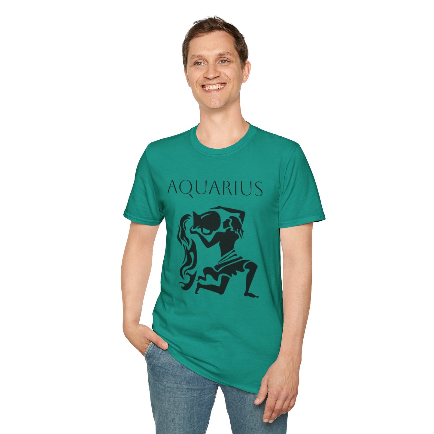AQUARIUS - Unisex Softstyle T-Shirt 100% Cotton Graphic