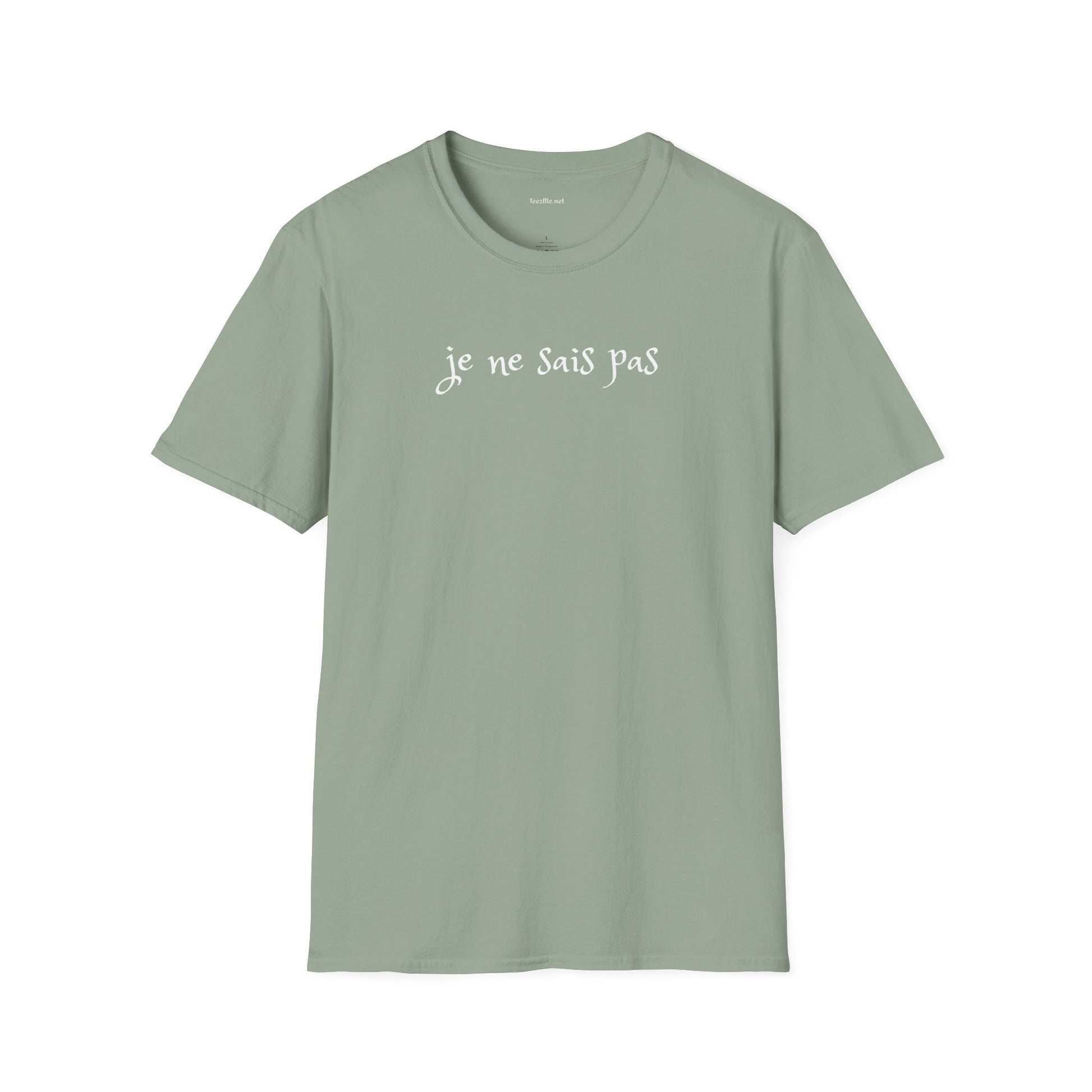 Je ne sais pas - Unisex Softstyle T-Shirt 100% Cotton Graphic