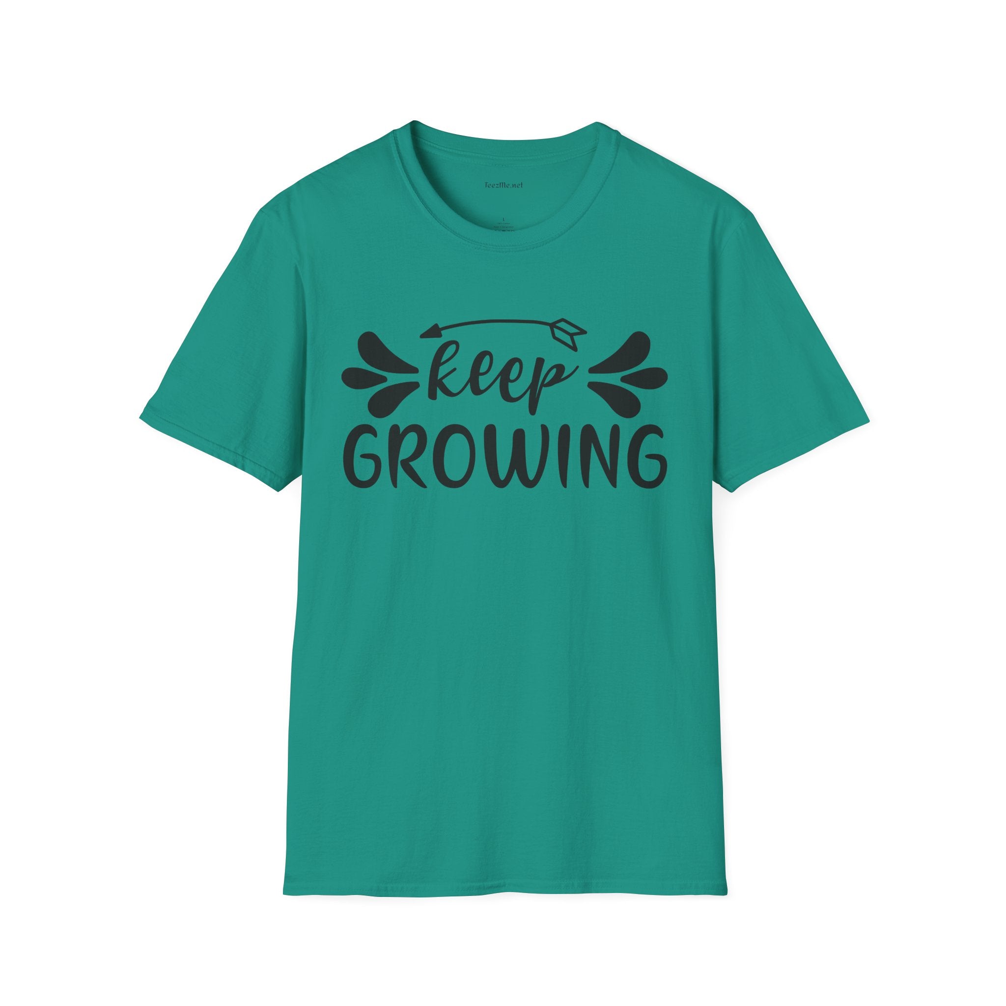 Keep Growing 03 Unisex Soft Style T-Shirt 100% Cotton Graphic