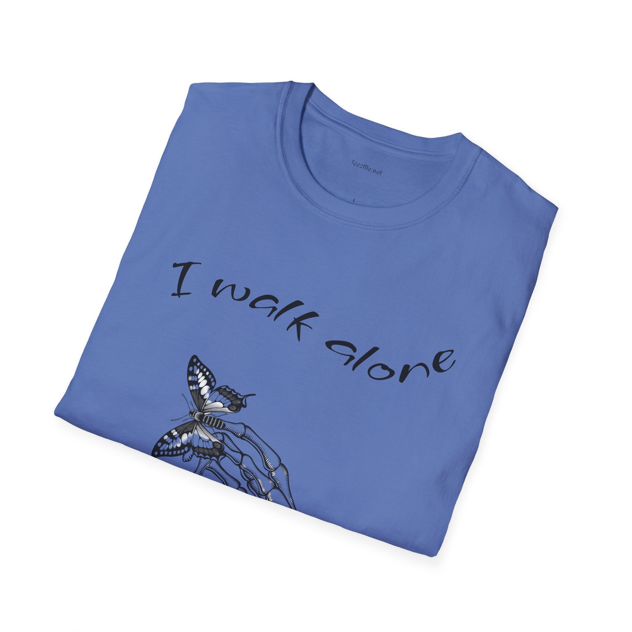 I walk alone - Unisex Softstyle T-Shirt 100% Cotton Graphic