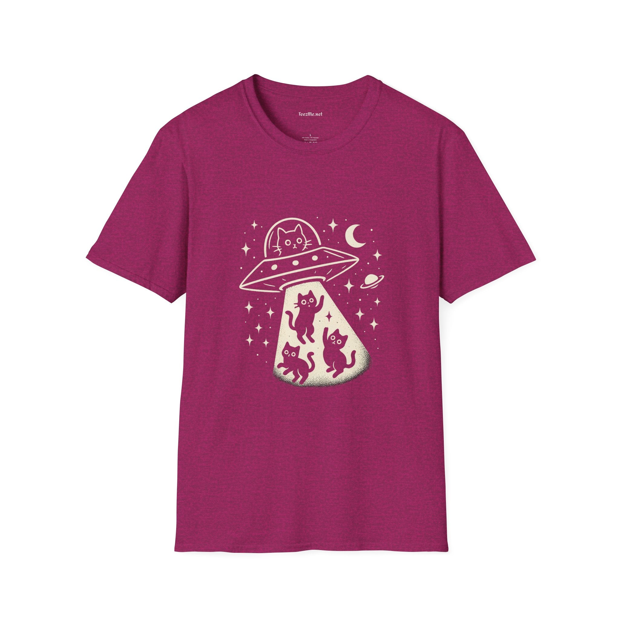 UFO Cats Unisex Softstyle T-Shirt 100% Cotton Graphic