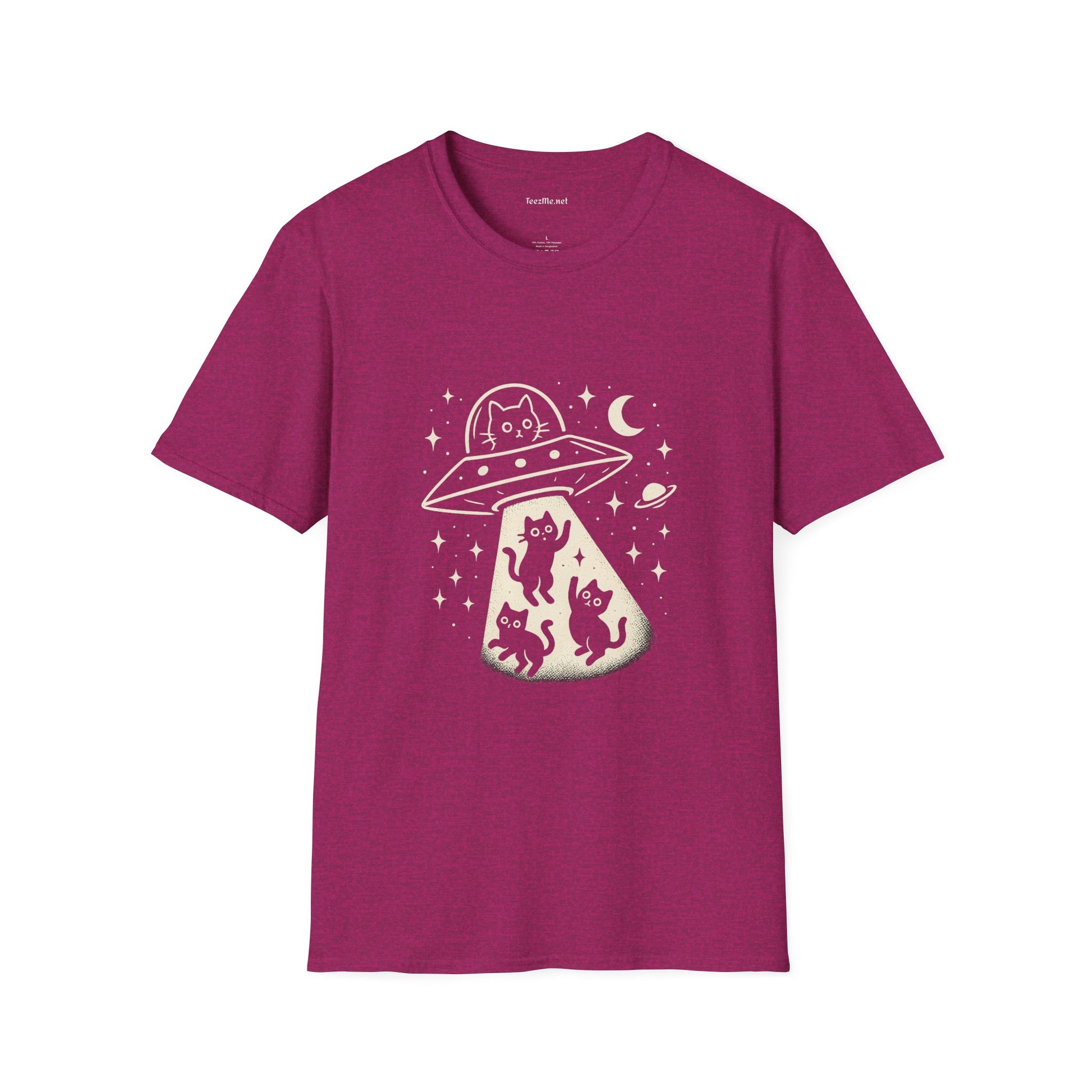 UFO Cats Unisex Softstyle T-Shirt 100% Cotton Graphic