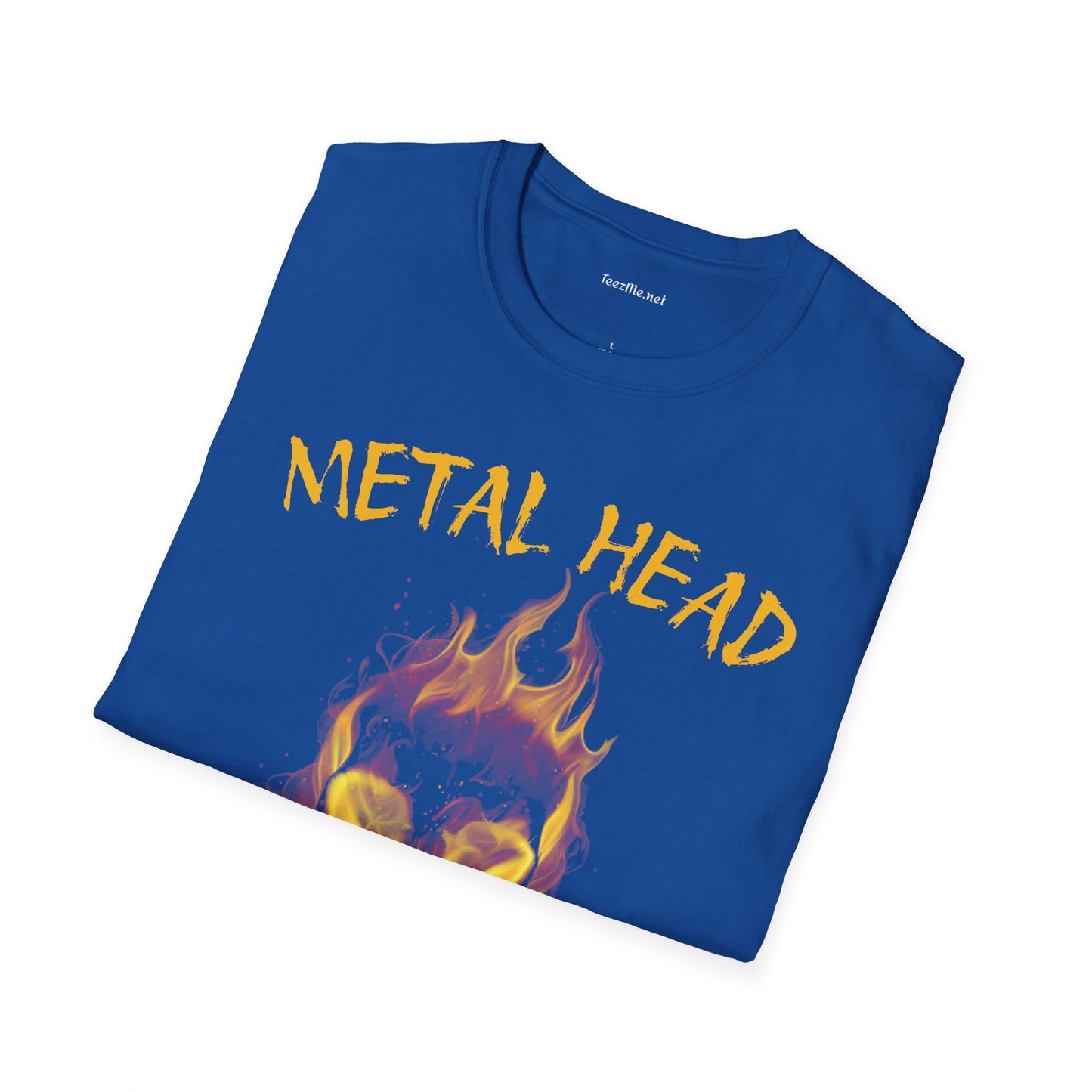 Metal Head - Unisex Softstyle T-Shirt 100% Cotton Graphic