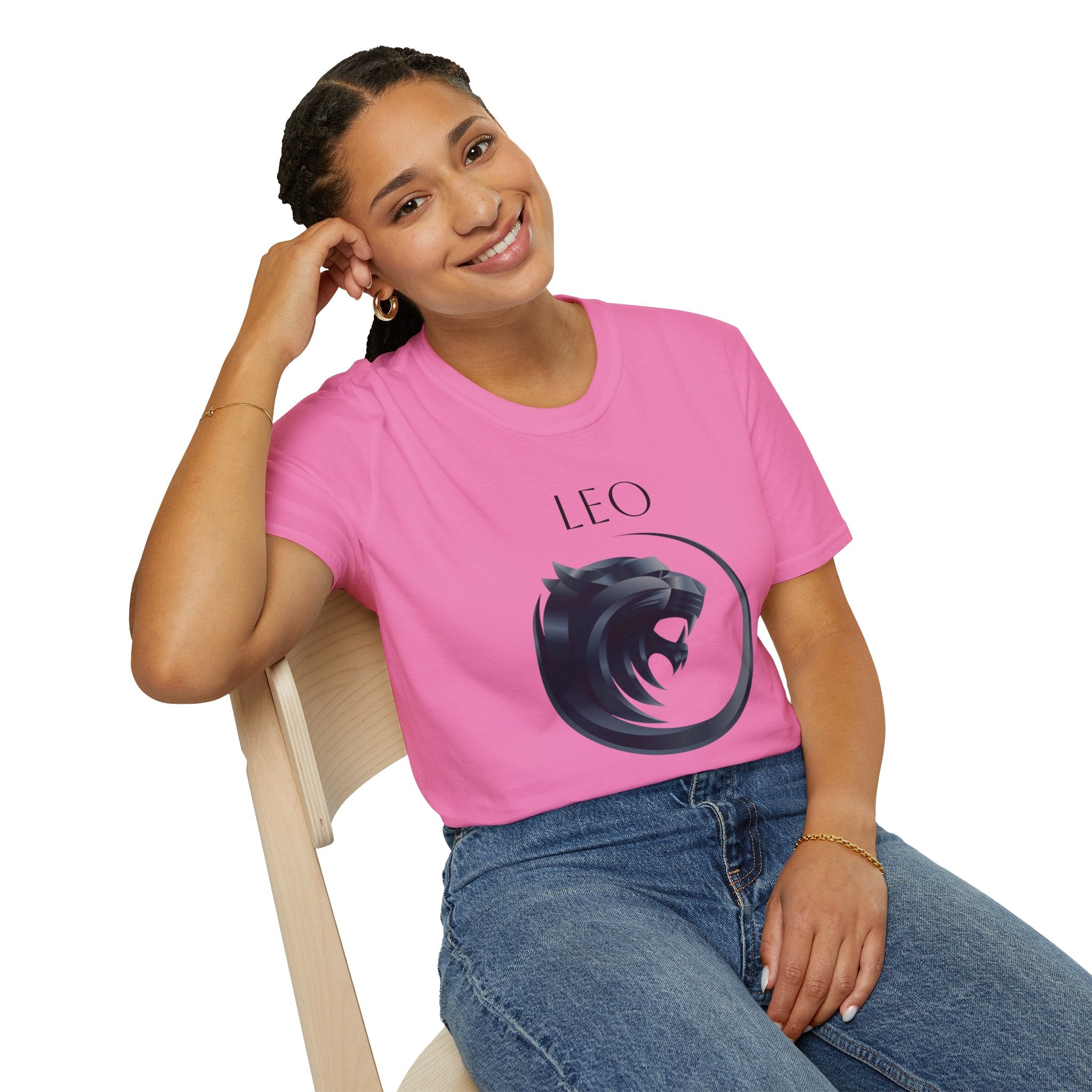 LEO - Unisex Softstyle T-Shirt 100% Cotton Graphic