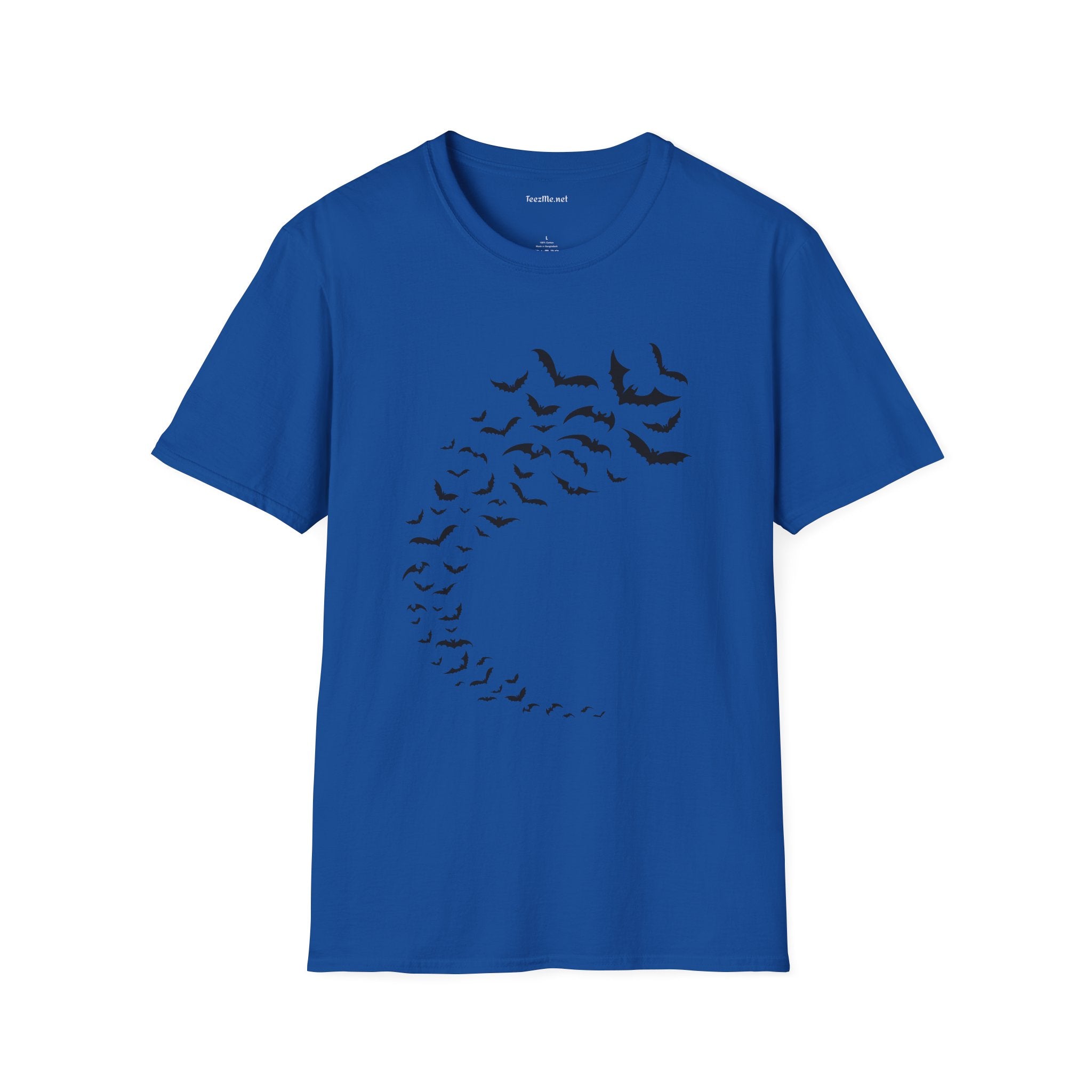 Bats in Flight Unisex Softstyle T-Shirt 100% Cotton Graphic