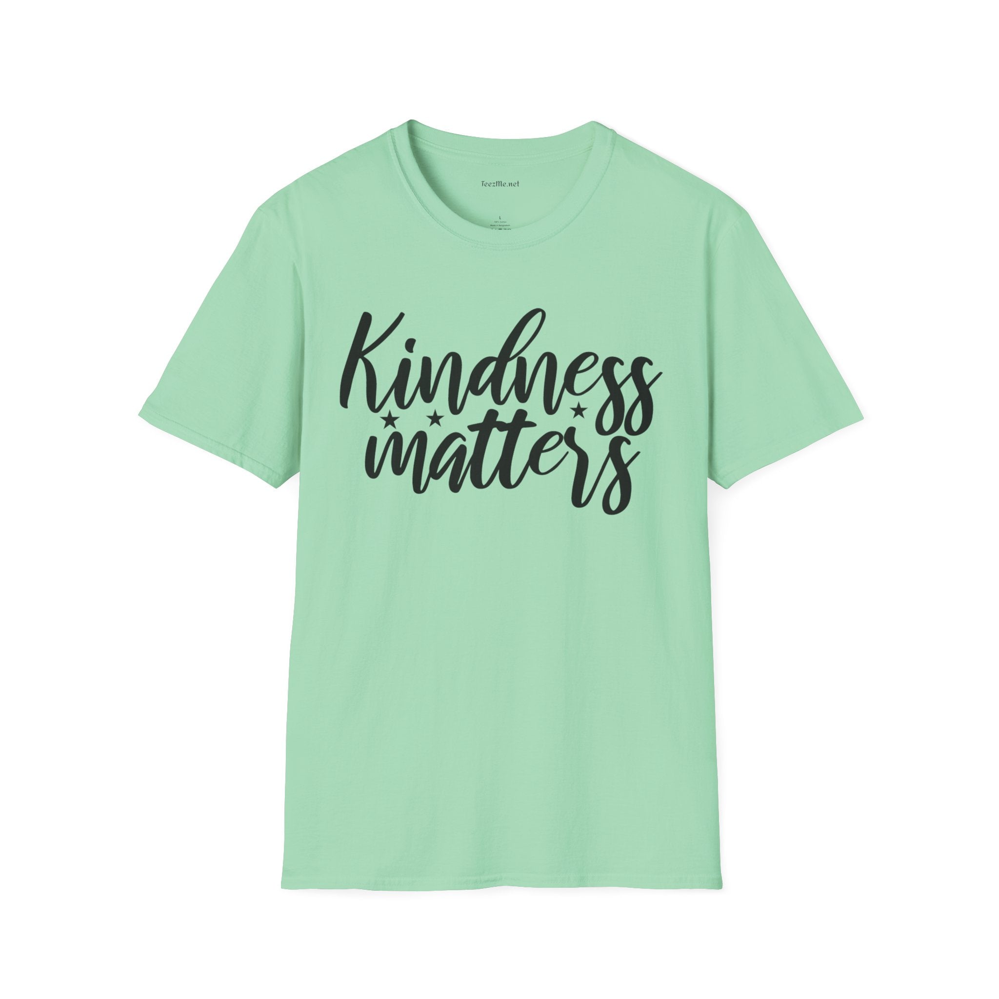 Kindness Matters Unisex Soft Style T-Shirt 100% Cotton Graphic