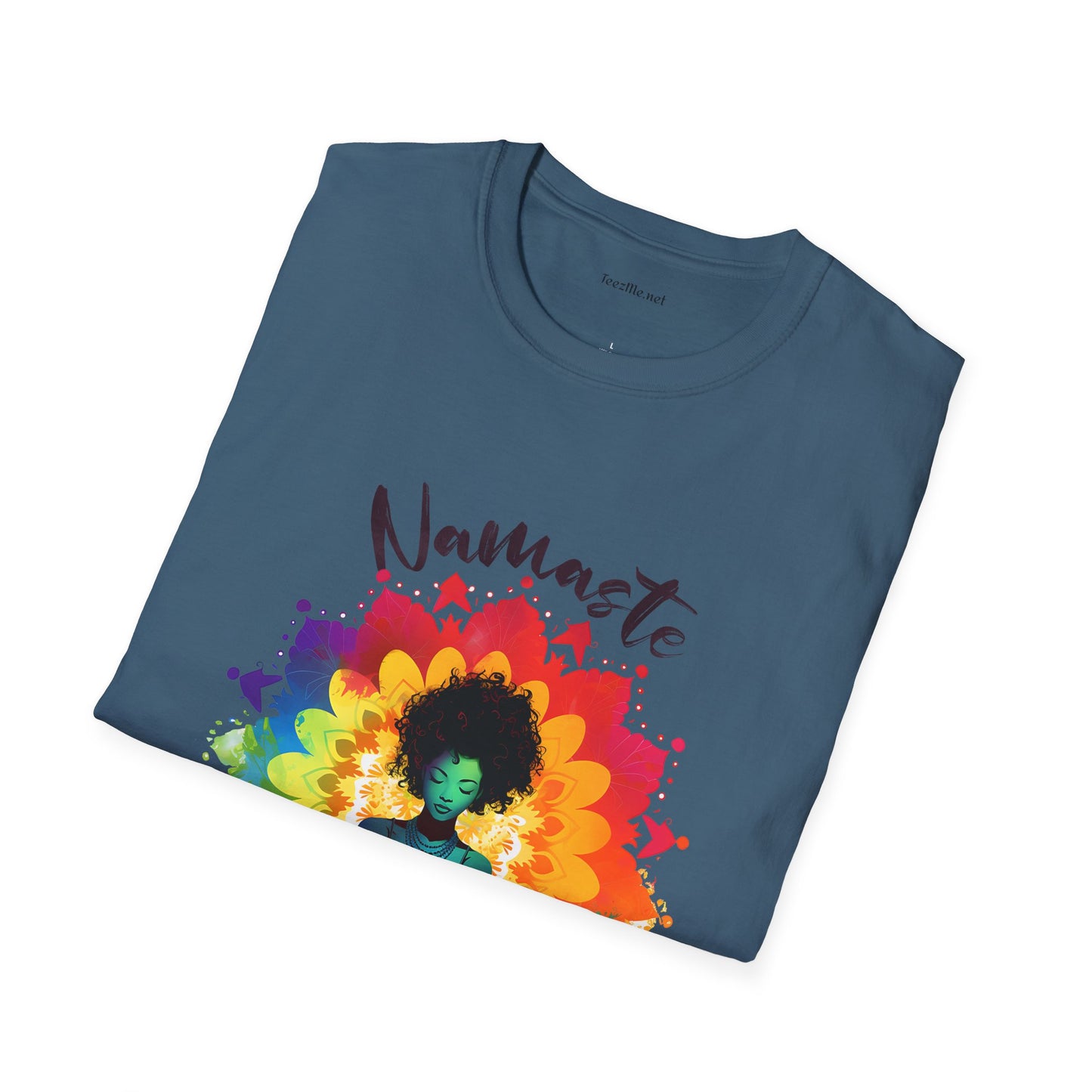 Namaste - Unisex Softstyle T-Shirt 100% Cotton Graphic