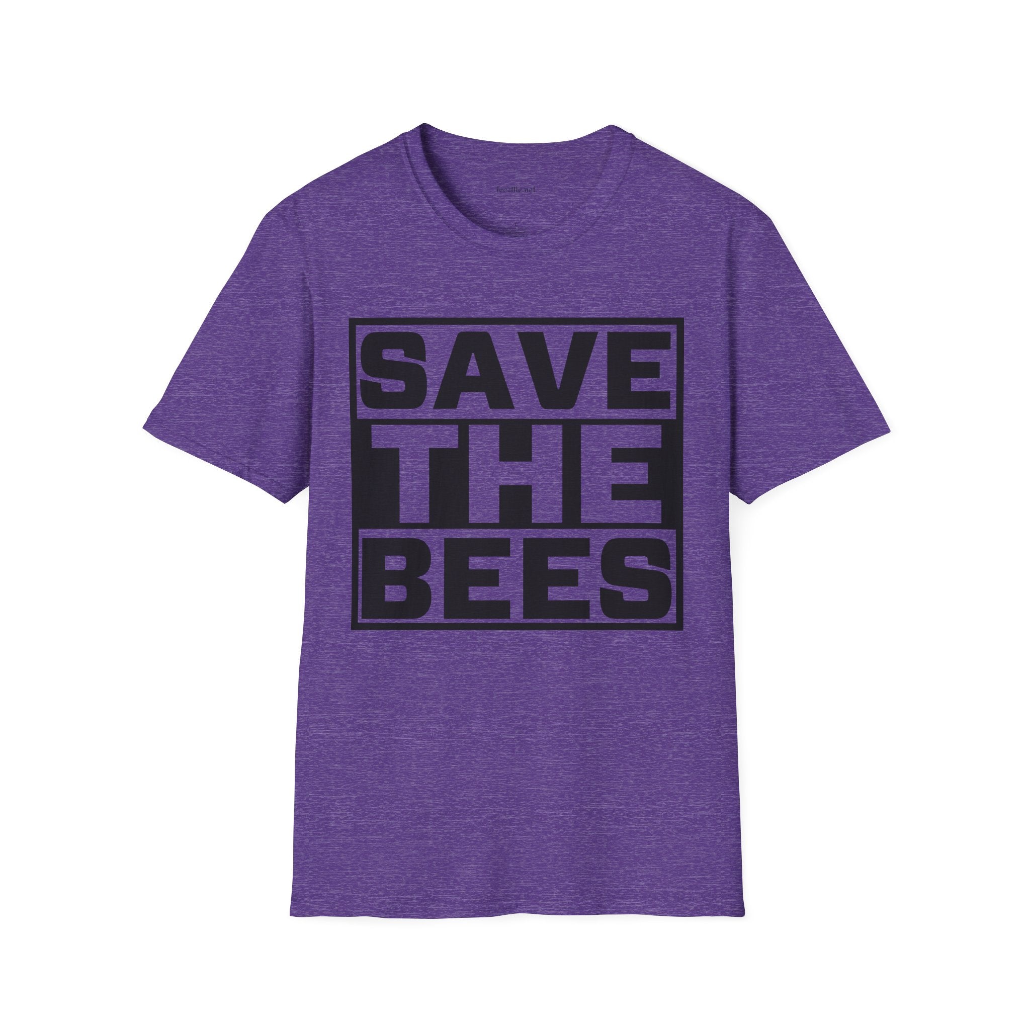 Save The Bees 02 Unisex Soft Style T-Shirt 100% Cotton Graphic