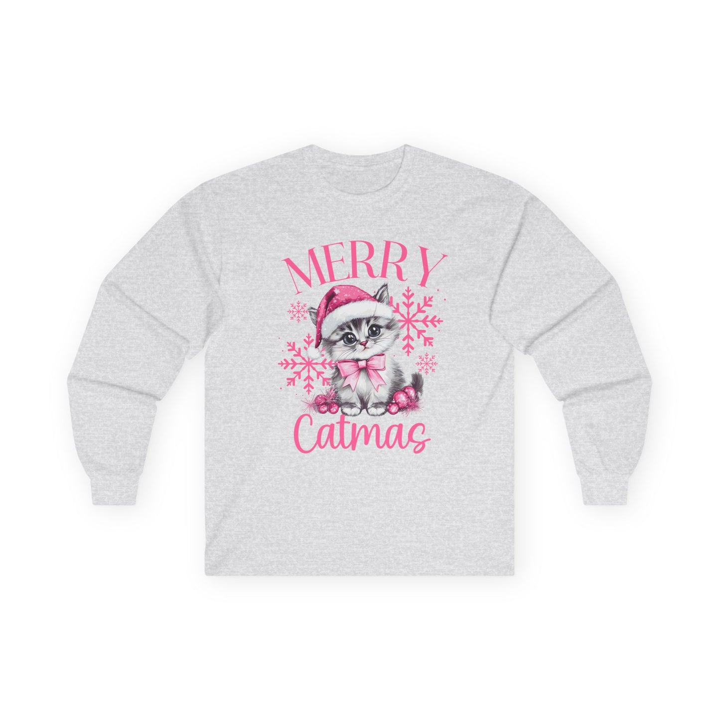 Merry Catmas - Unisex Ultra Cotton Long Sleeve Tee